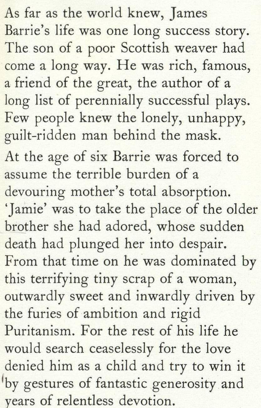 J. M. Barrie: the man behind the image,Used