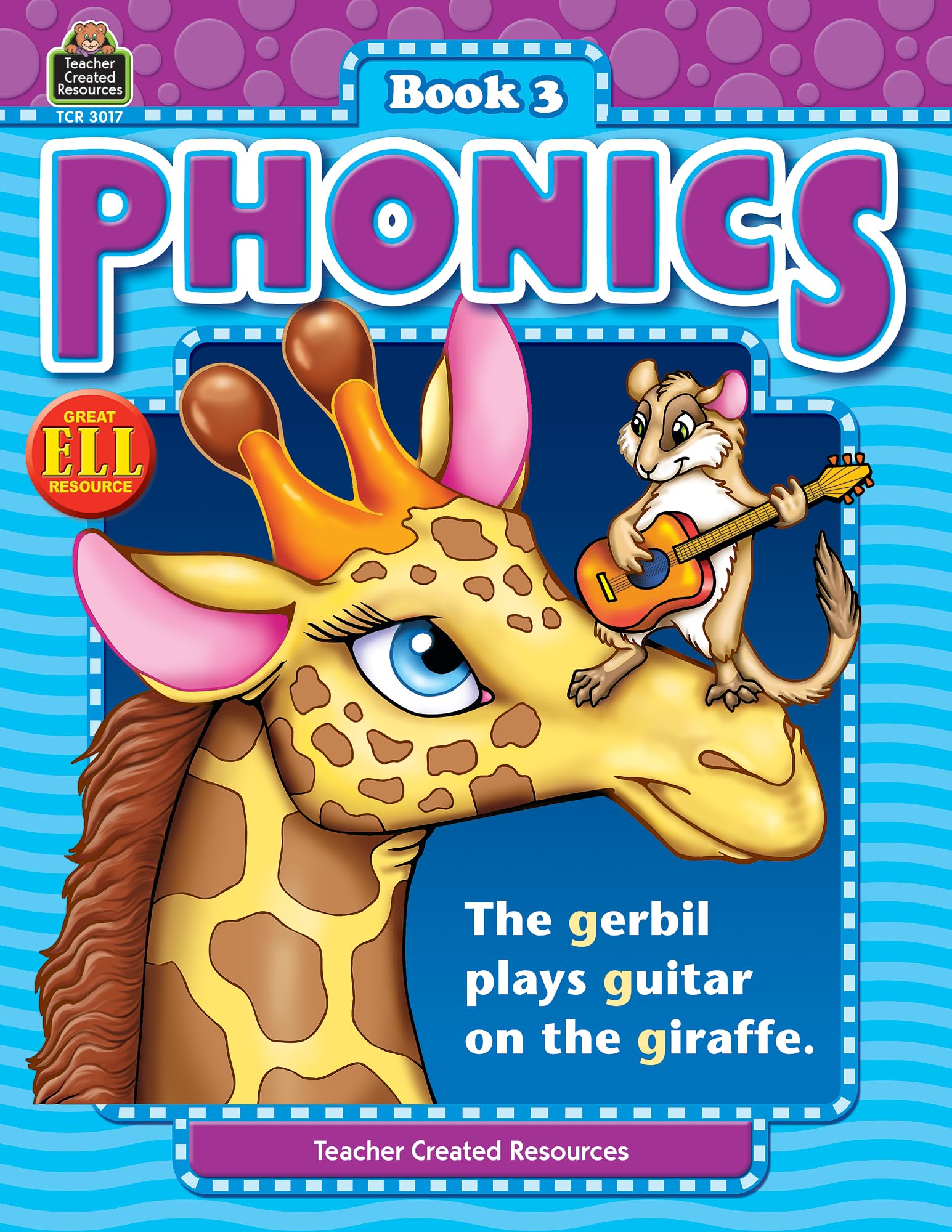 Phonics Book 3: Book 3 (Phonics (Teacher Created Resources)),New