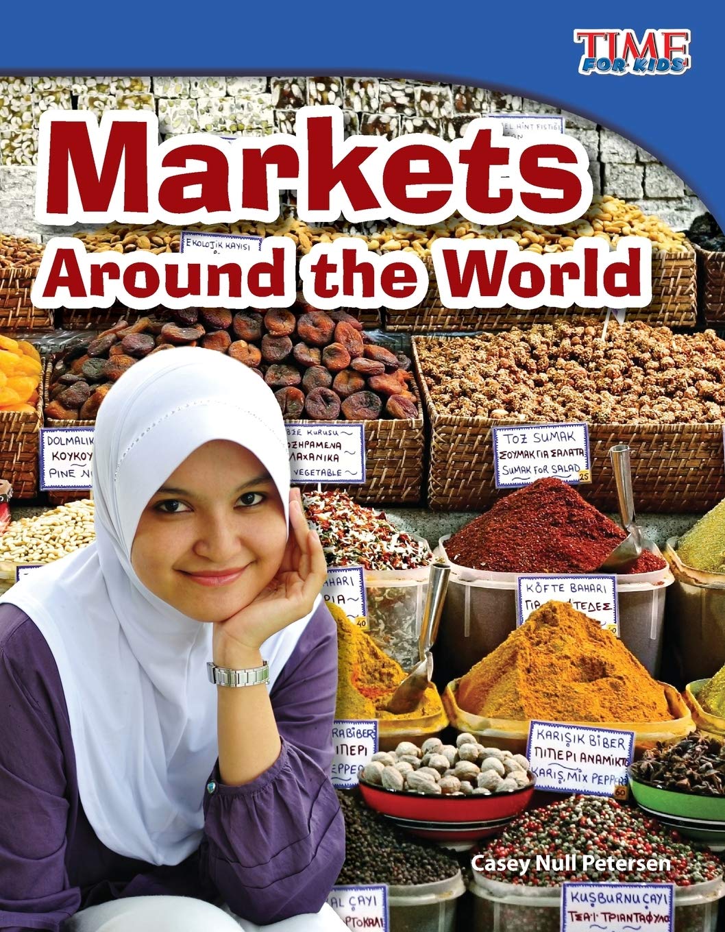 Teacher Created Materials TIME For Kids Informational Text: Markets Around the World Grade 3 Guided Reading Level N,Used