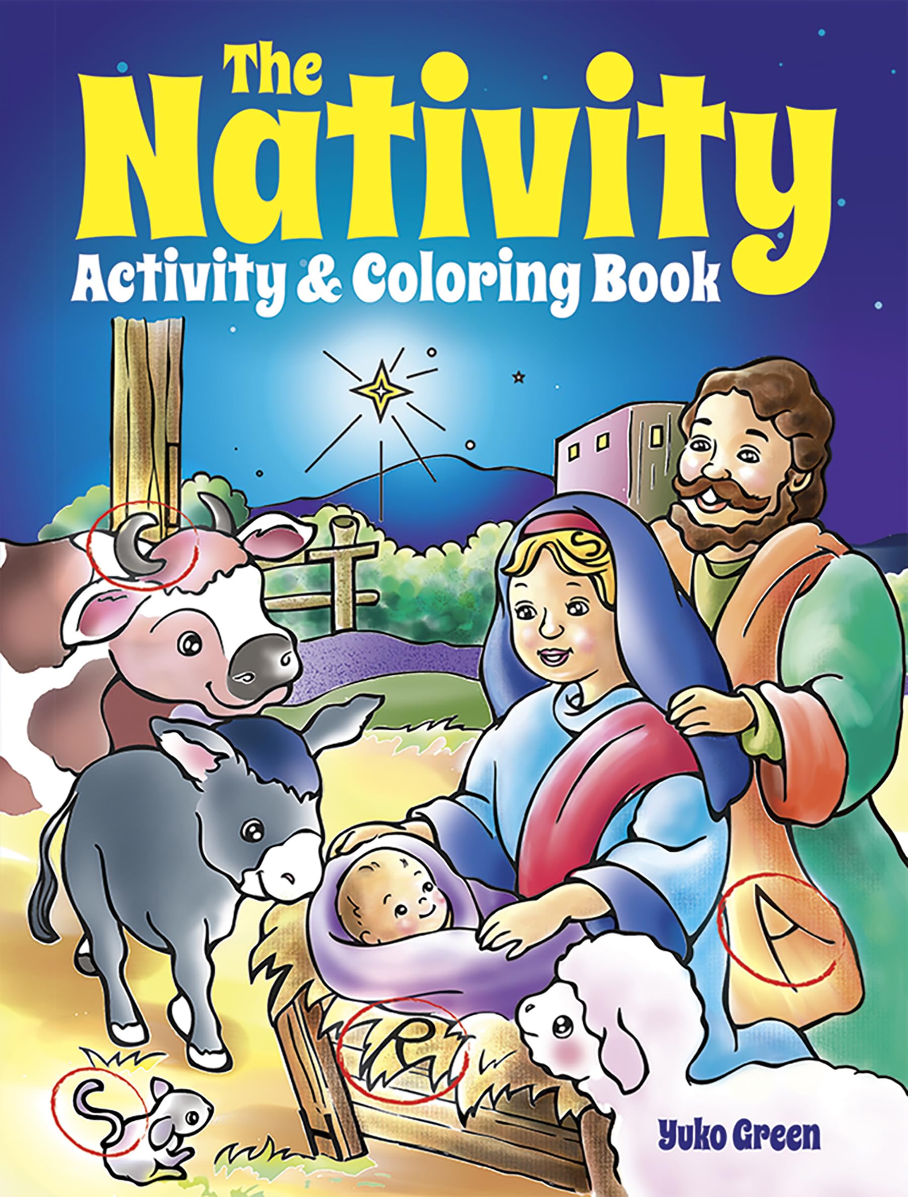 The Nativity Activity and Coloring Book (Dover Christmas Activity Books For Kids),Used