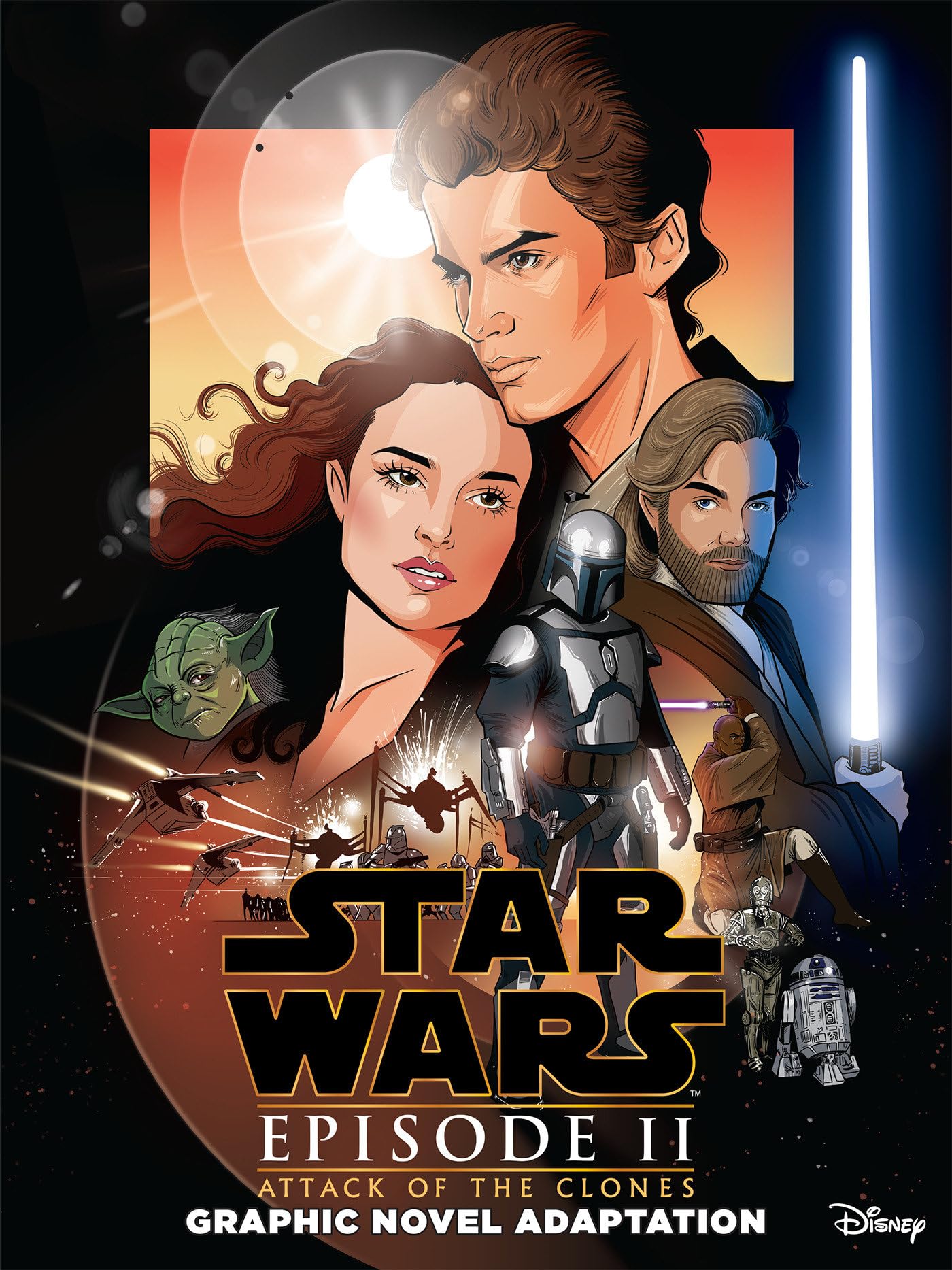Star Wars: Attack of the Clones Graphic Novel Adaptation (Star Wars Movie Adaptations),Used