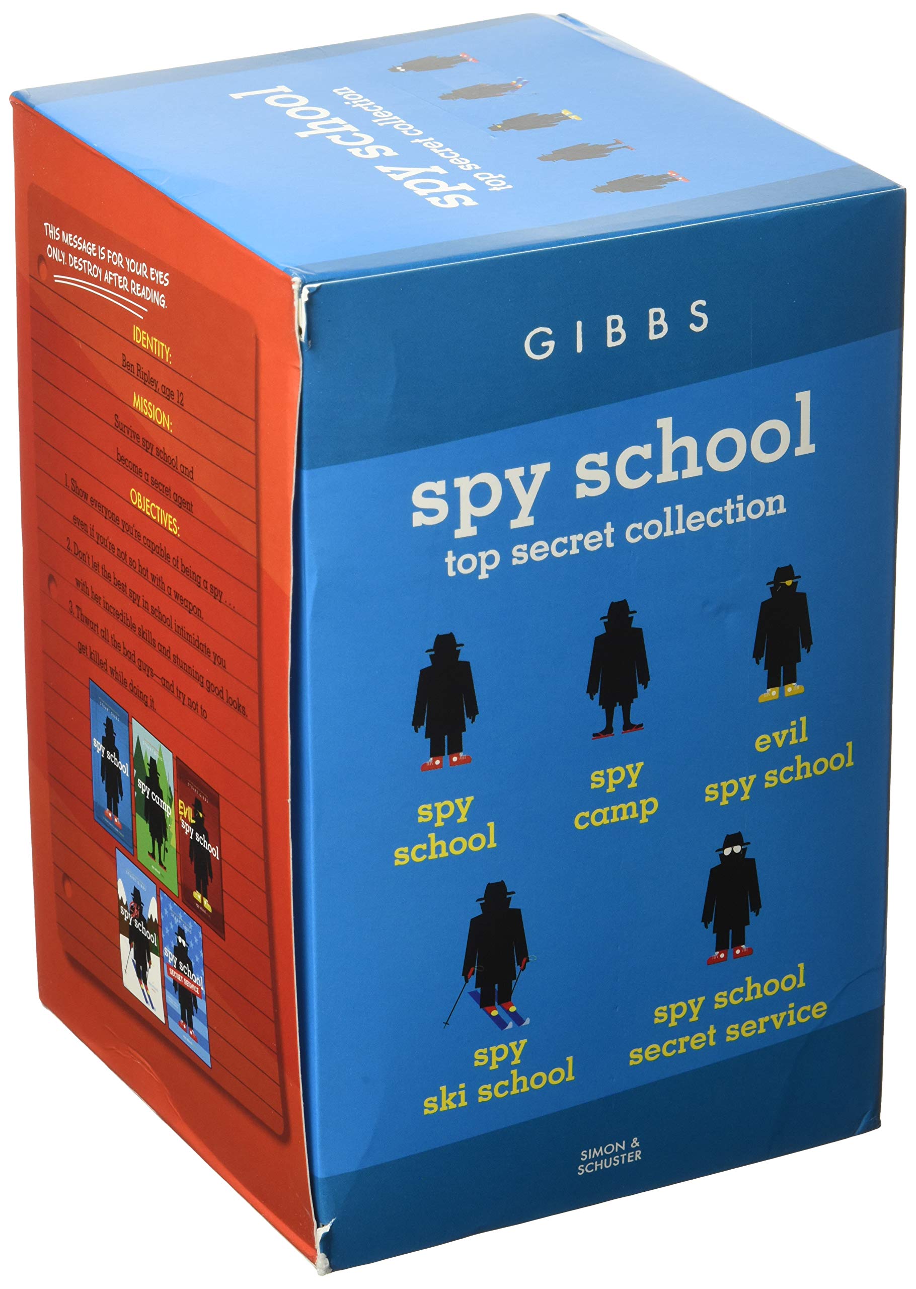 Spy School Top Secret Collection: Spy School; Spy Camp; Evil Spy School; Spy Ski School; Spy School Secret Service,New