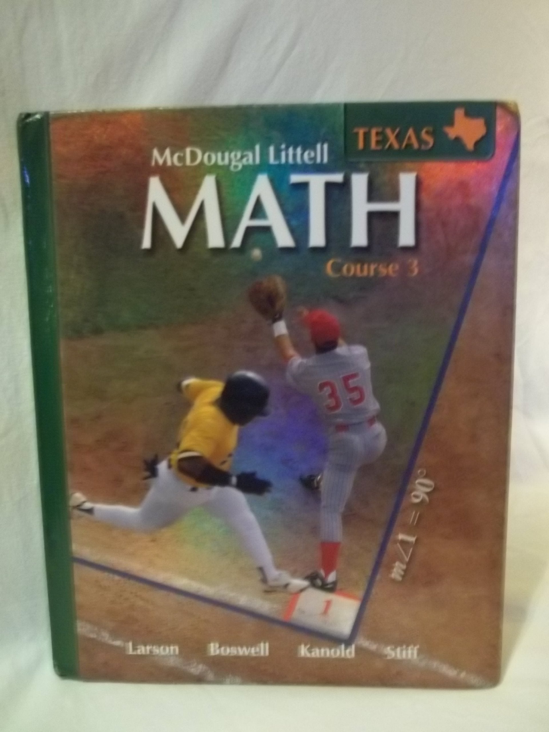 Mcdougal Littell Math Course 3 Texas: Student Edition Course 3 2007,New