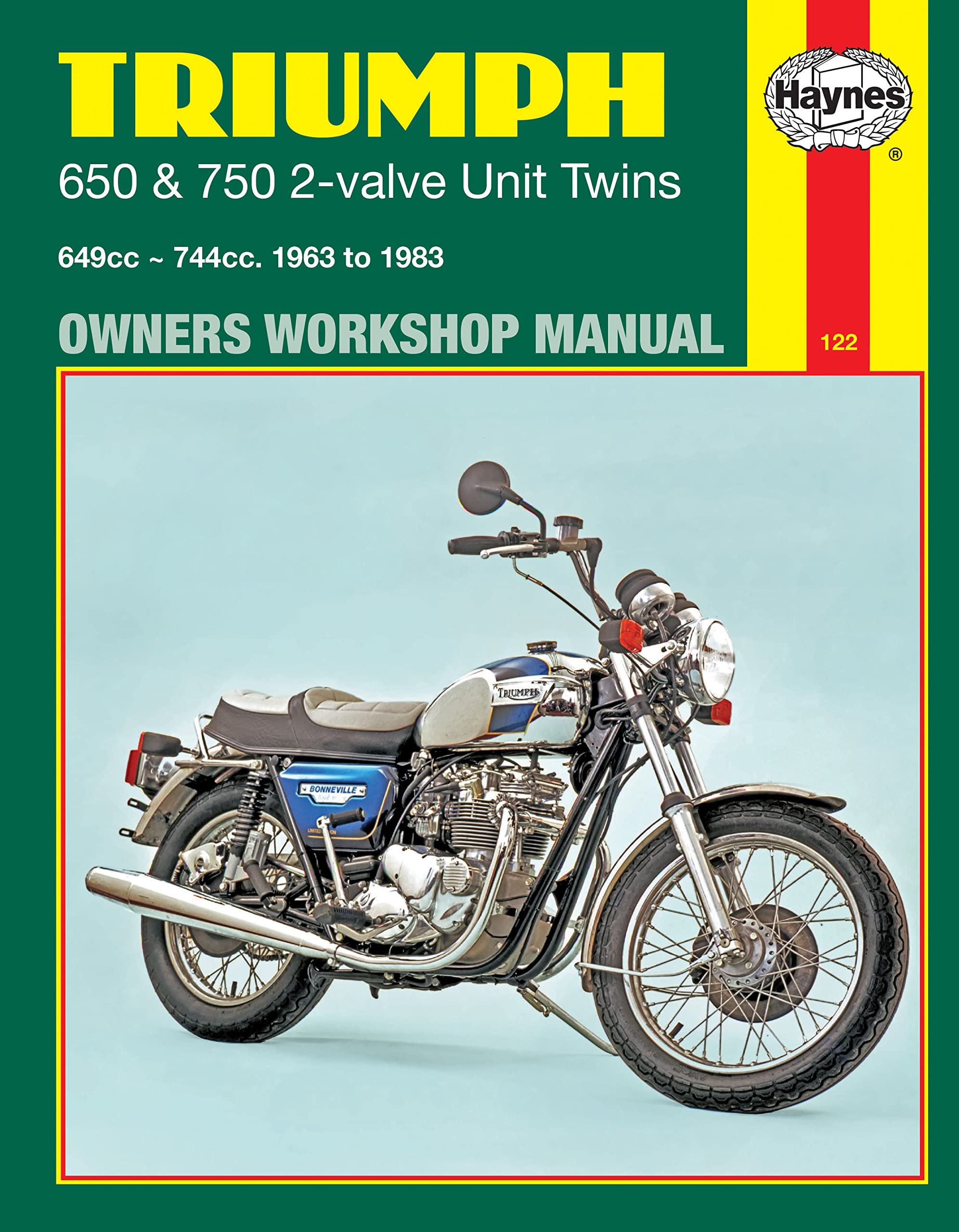 Triumph 650 & 750 2valve Unit Twins (63  83) Haynes Repair Manual,New