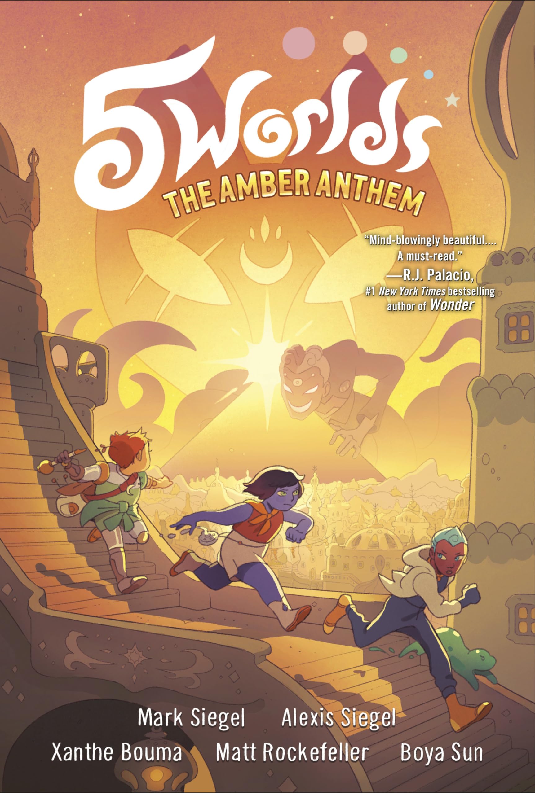 5 Worlds Book 4: The Amber Anthem: (A Graphic Novel),Used