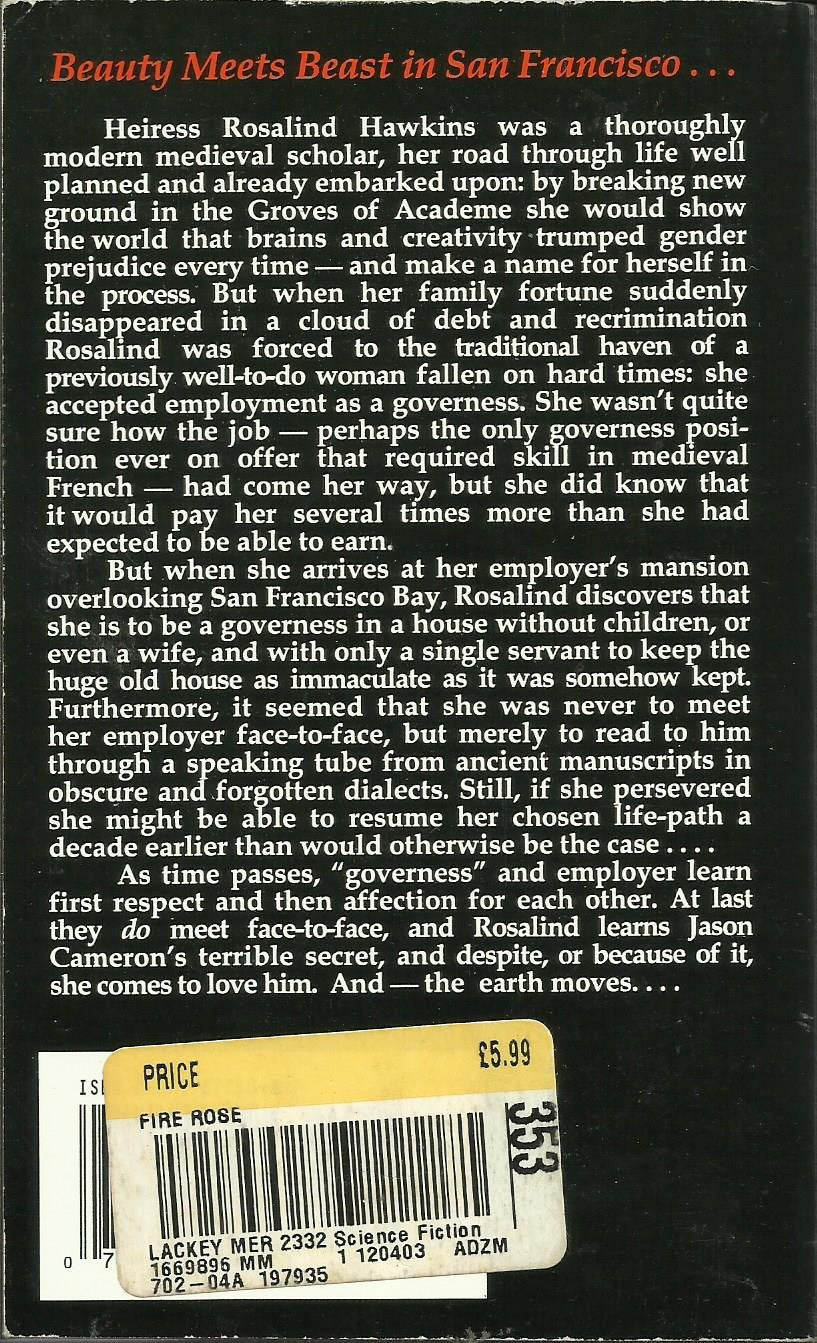 The Fire Rose (The Elemental Masters Fairy Tales),Used