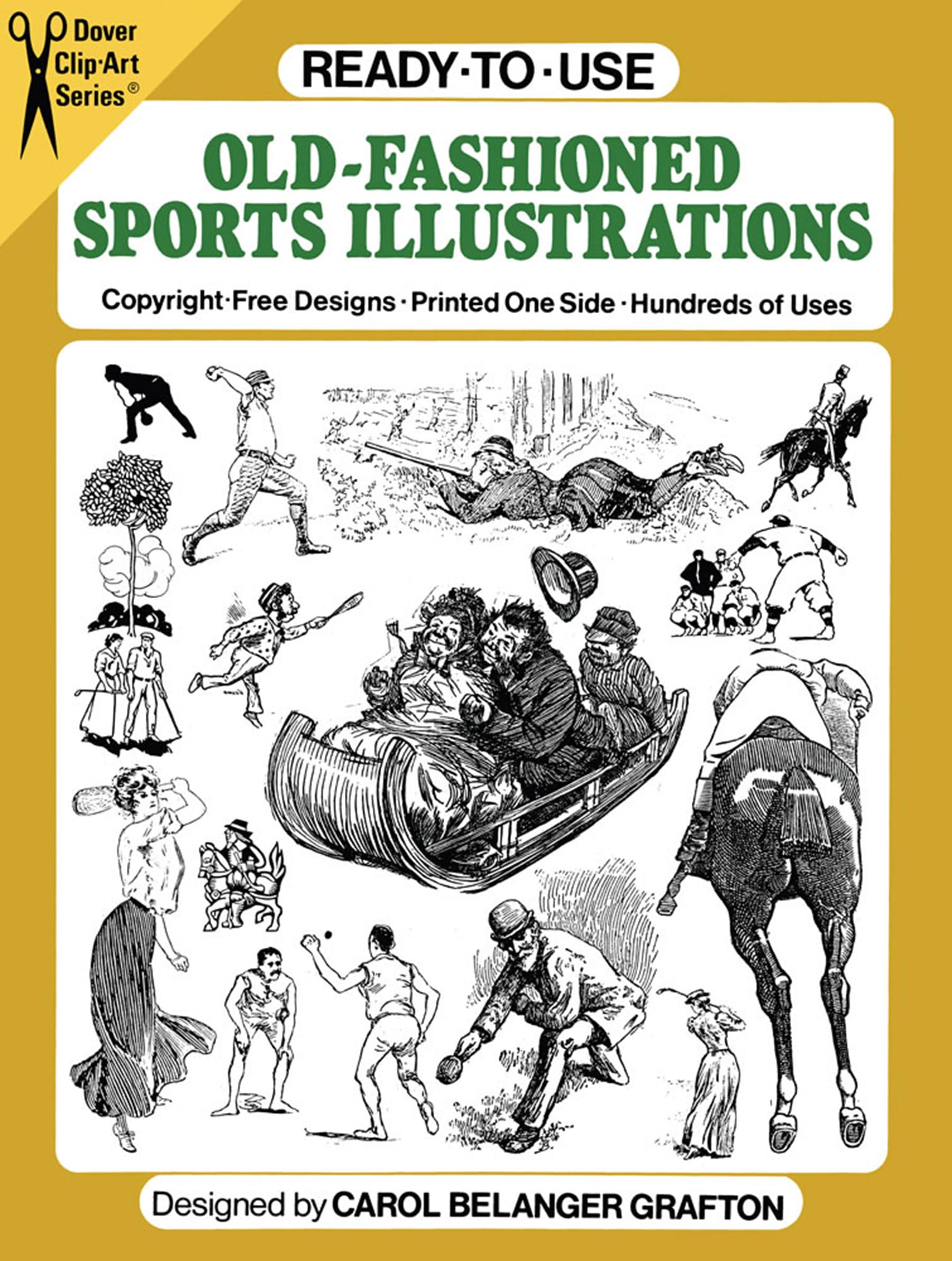 Readytouse Oldfashioned Sports Illustrations (Dover Clip Art Readytouse),New