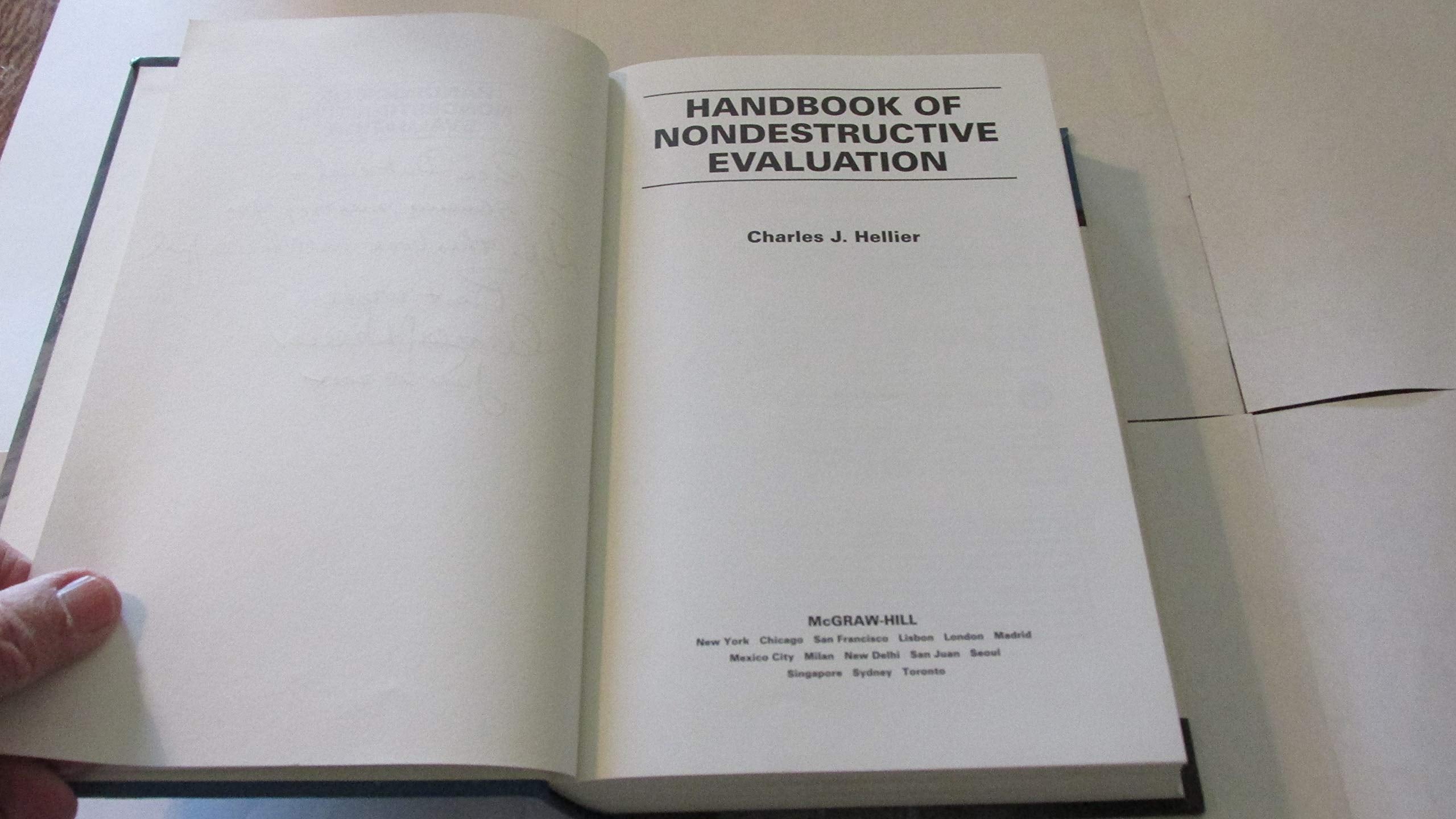 Handbook of Nondestructive Evaluation,Used
