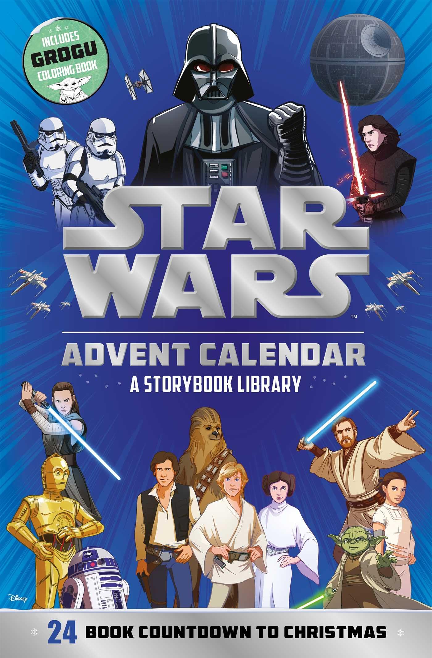 Star Wars: Advent Calendar: a Storybook Library with 24 Intergalactic Books to Read Every Day before Christmas,New