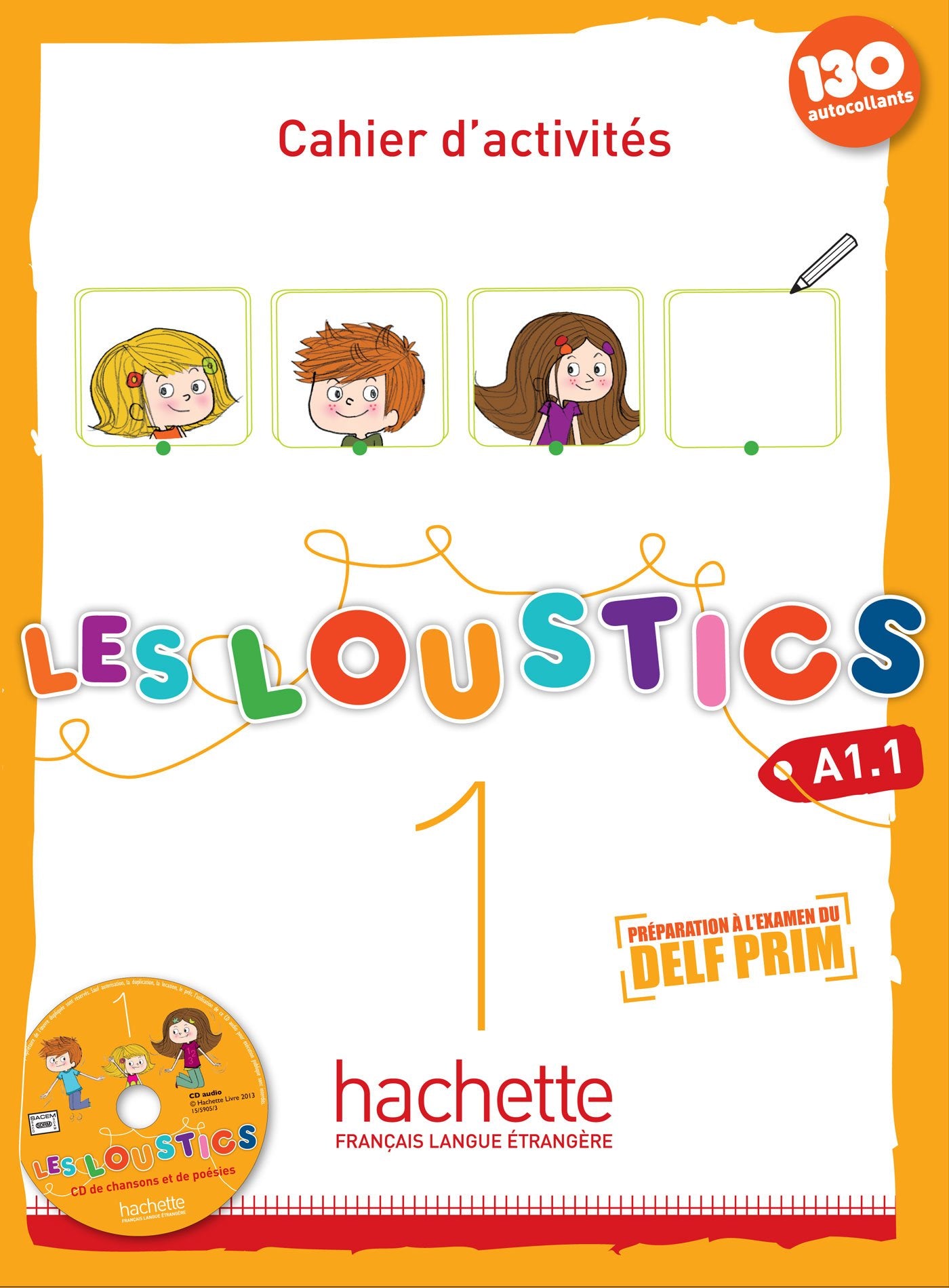 Les Loustics: Cahier d'Activites 1 + CDAudio (French Edition),Used