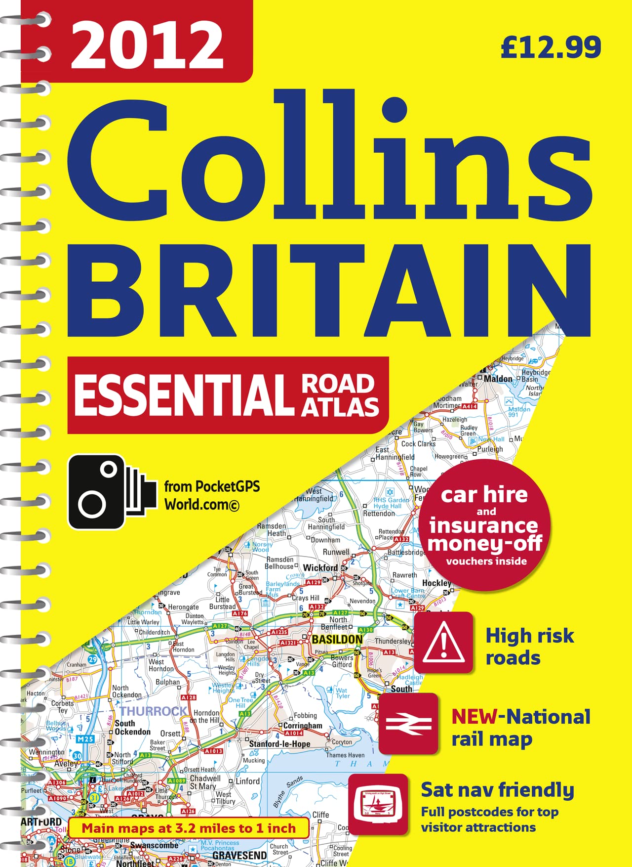 2012 Collins Britain Essential Road Atlas (International Road Atlases),Used
