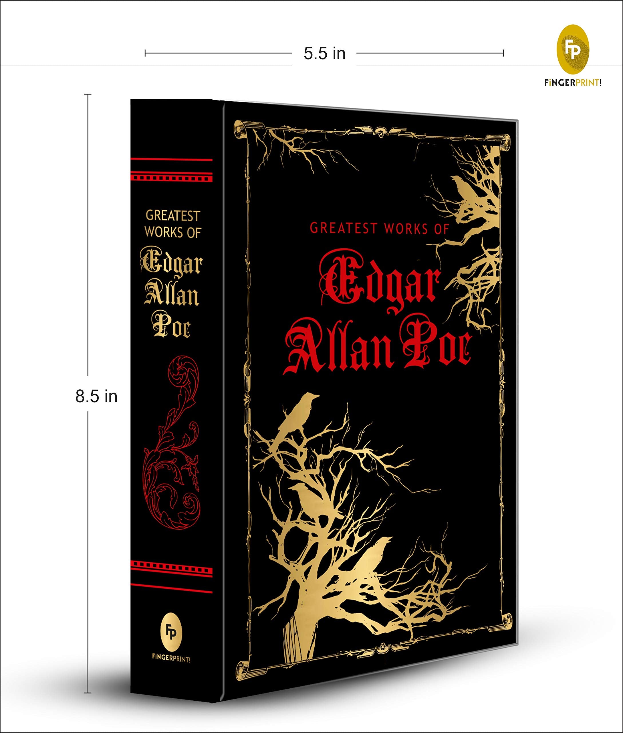 Greatest Works of Edgar Allan Poe (Deluxe Hardbound Edition),New