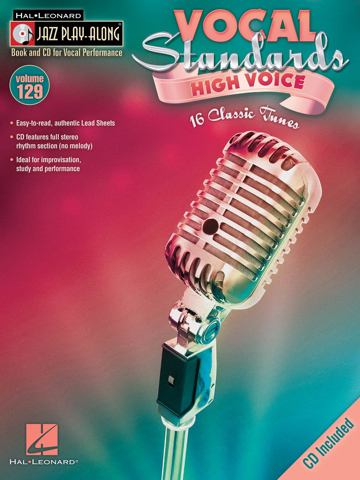 Vocal Standards (High Voice): Jazz PlayAlong Volume 129 (Hal Leonard Jazz PlayAlong),Used