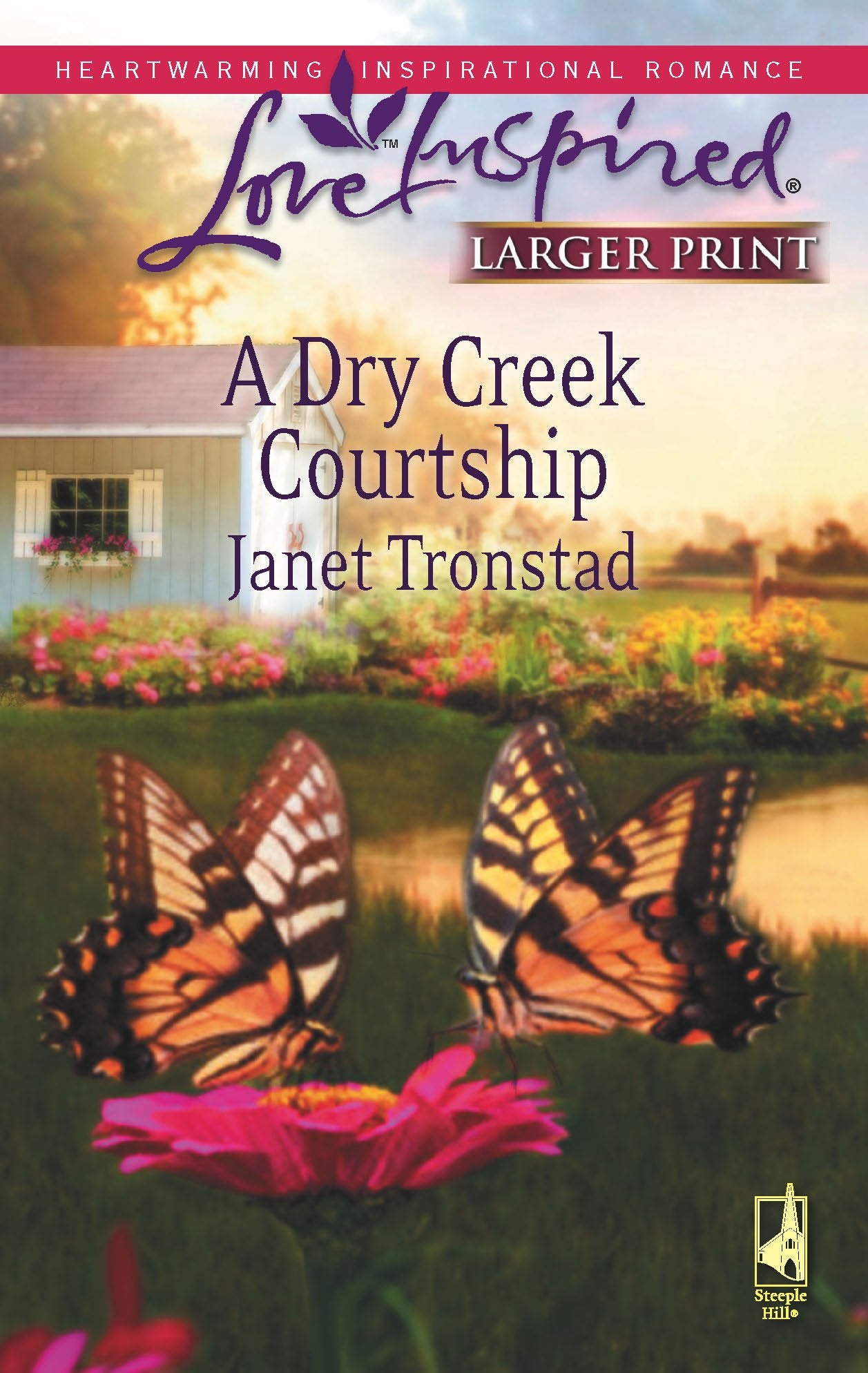 A Dry Creek Courtship (Dry Creek Series #13) (Larger Print Love Inspired #459),Used