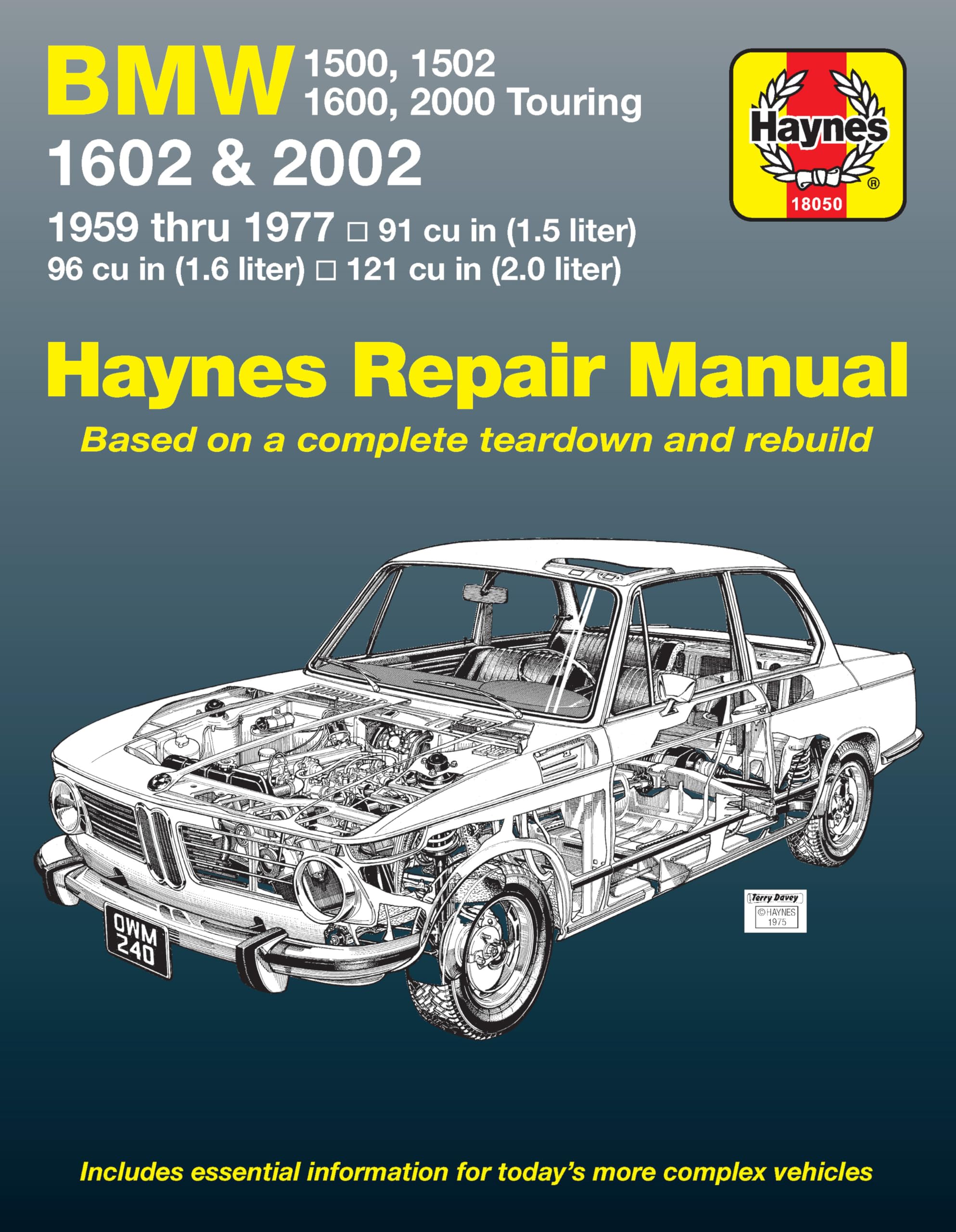 Bmw 1500, 1502, 1600, 1602, 2000 & 2002 (59  77) Haynes Repair Manual