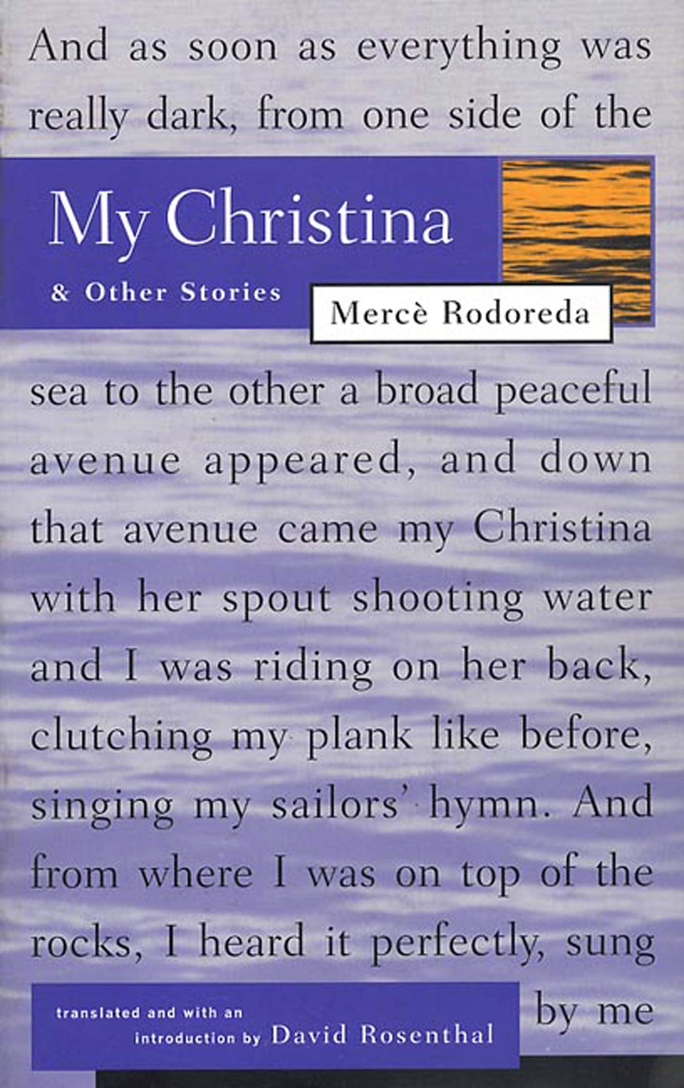 My Christina and Other Stories (The Graywolf Short Fiction Series),Used