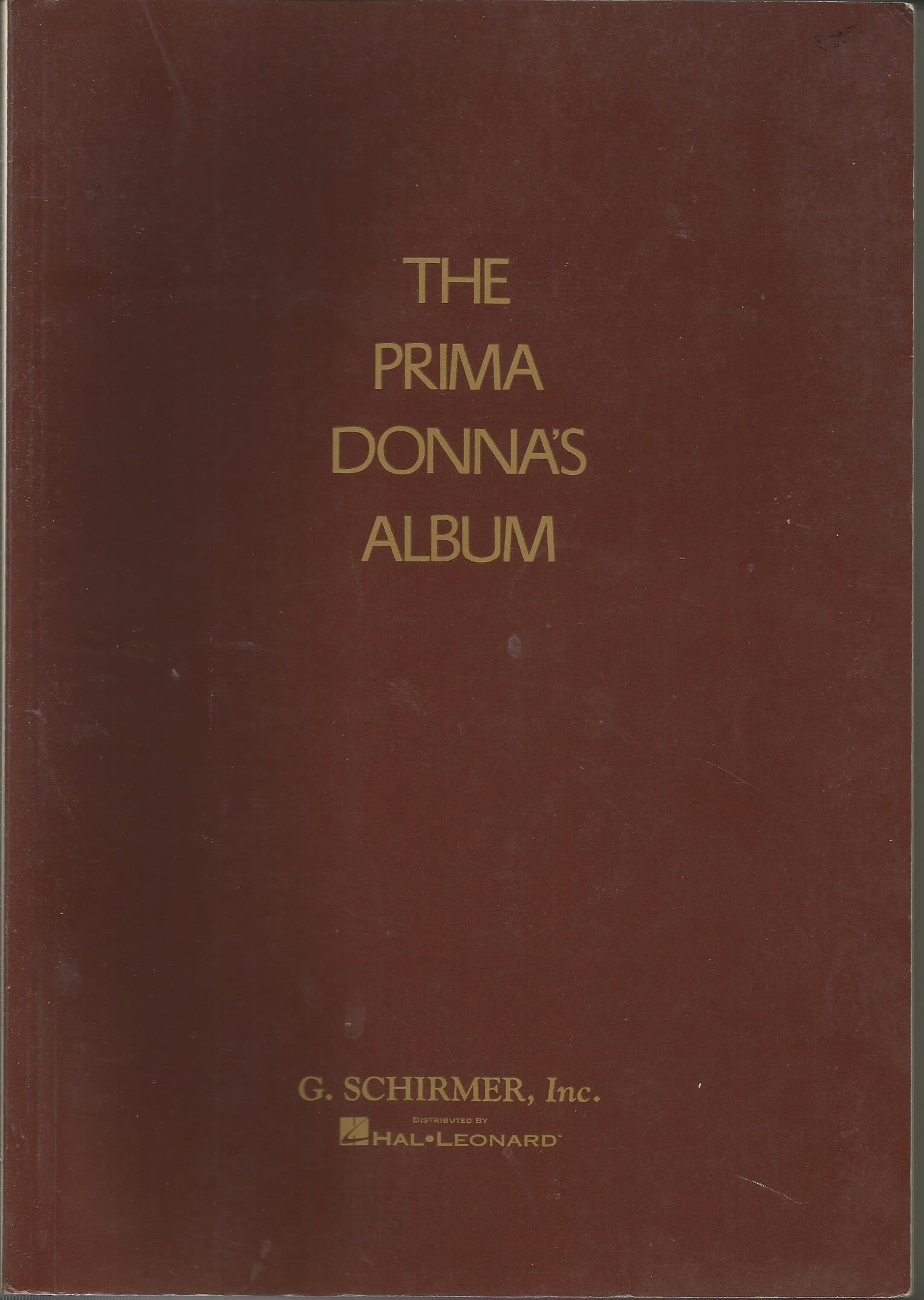 Prima Donna's Album: 42 Celebrated Arias from Famous Operas,Used