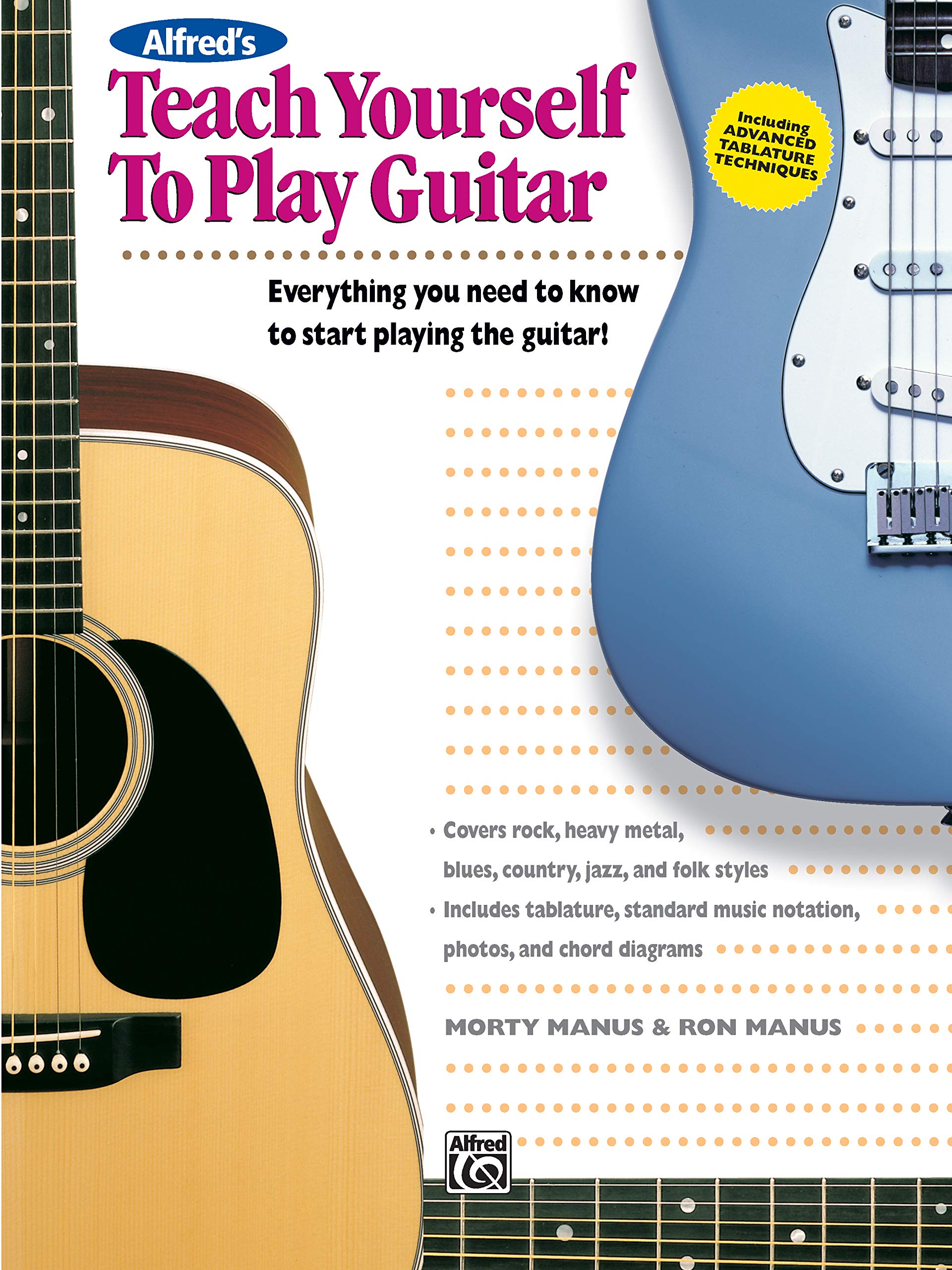 Alfred's Teach Yourself to Play Guitar: Everything You Need to Know to Start Playing the Guitar! (Teach Yourself Series),Used