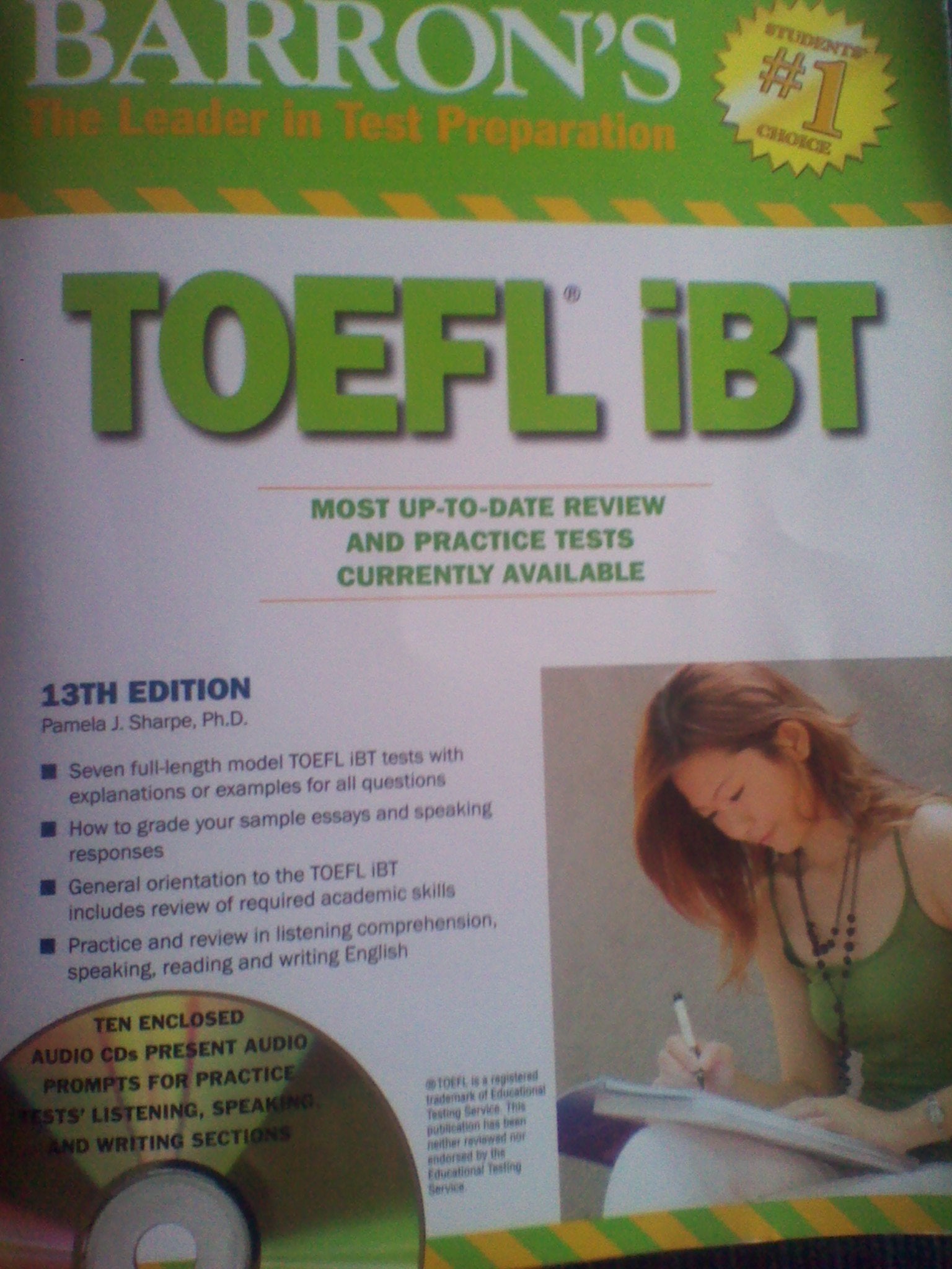 Barron'S Toefl Ibt: Internetbased Test,New