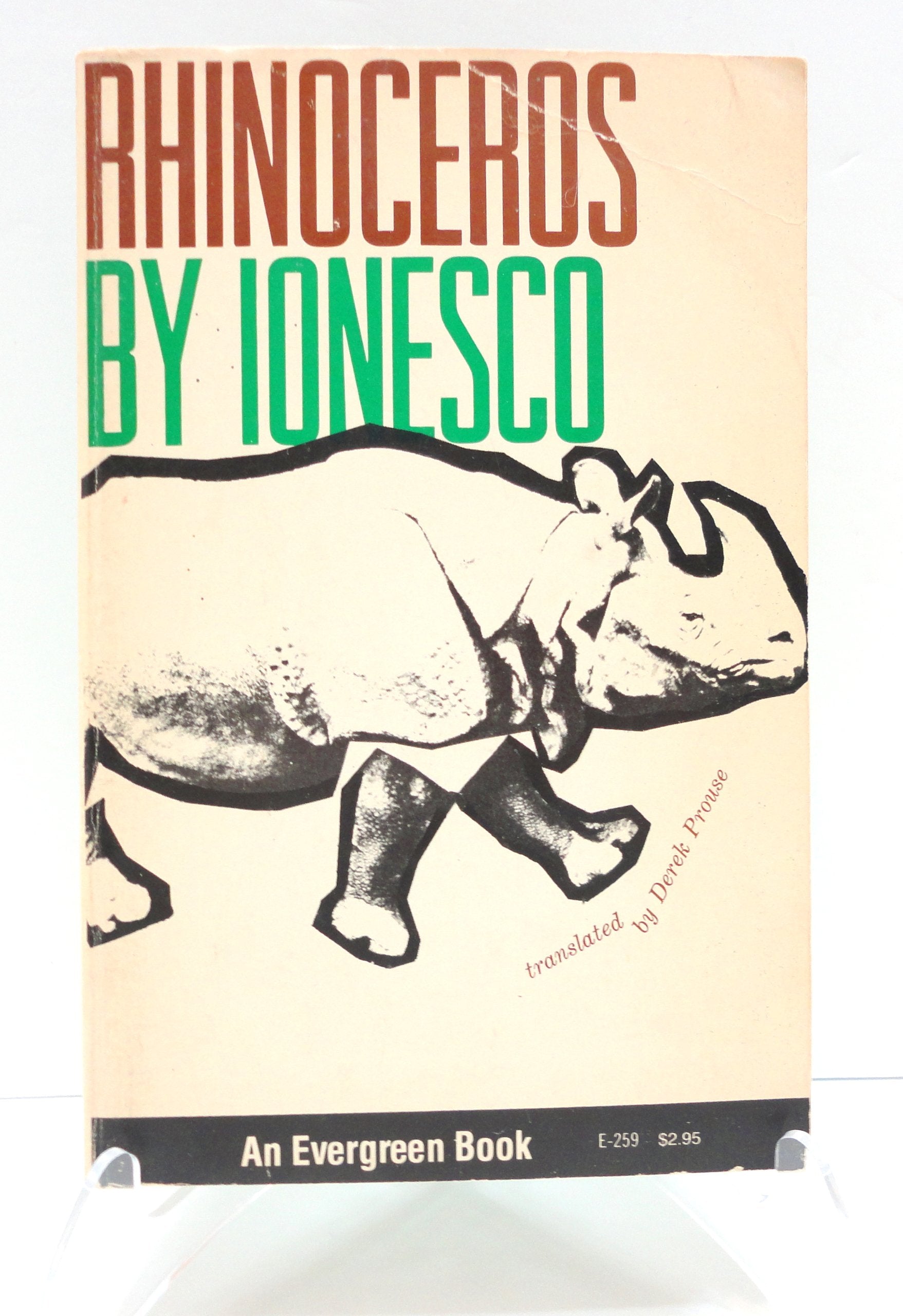 Rhinoceros, and Other Plays,Used