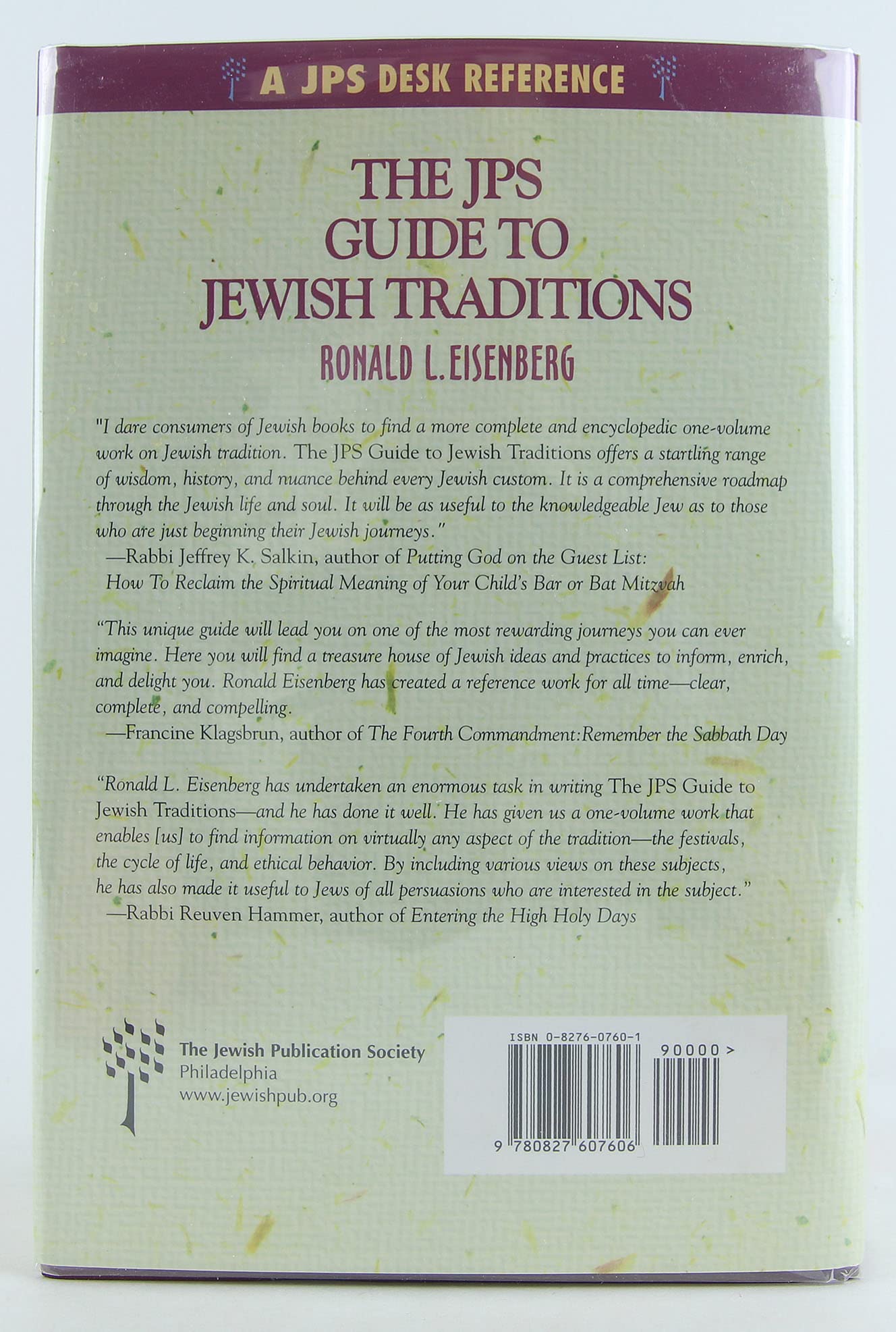 The Jps Guide To Jewish Traditions (A Jps Desk Reference),Used