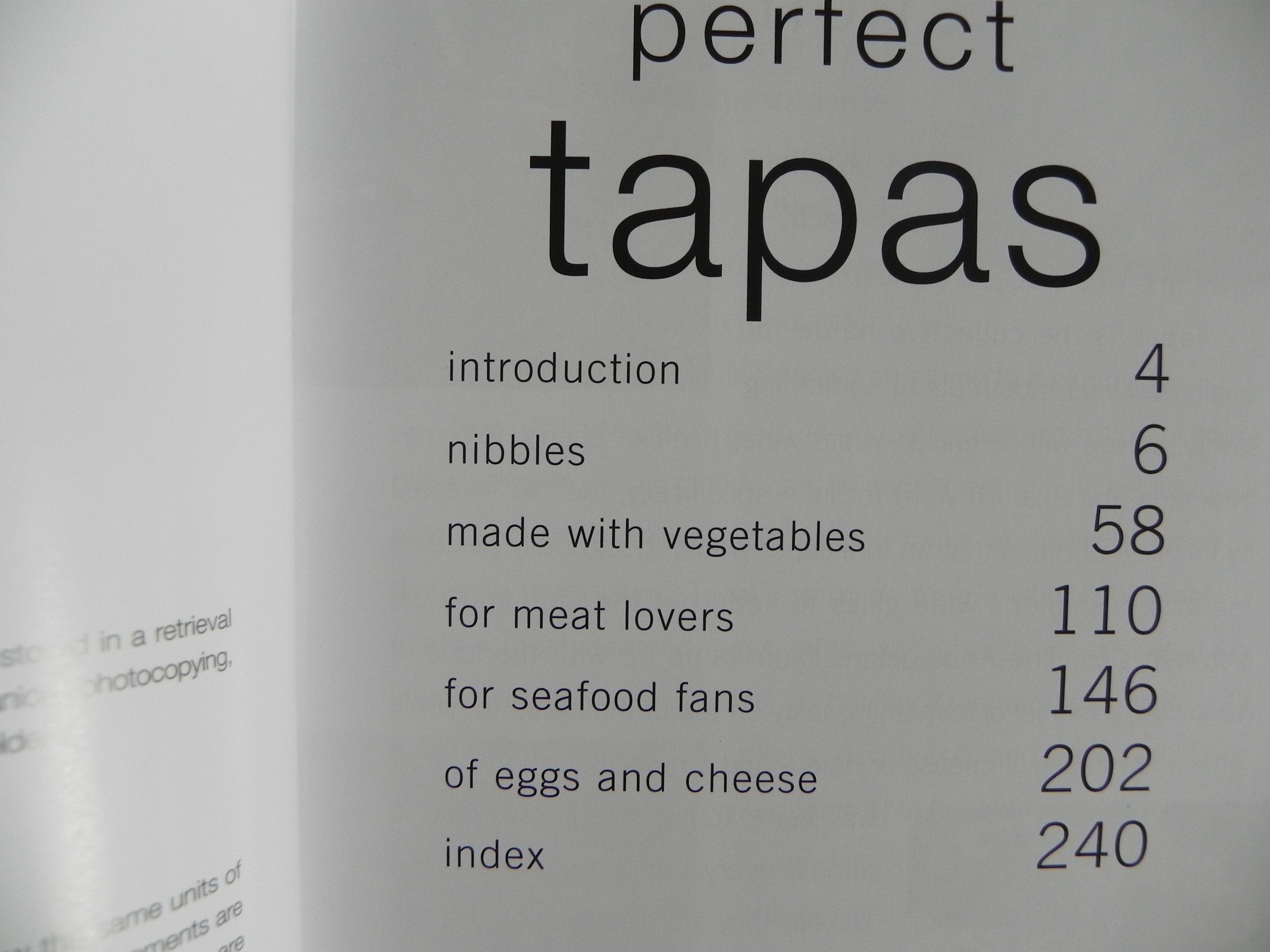Tapas (Perfect Padded),Used