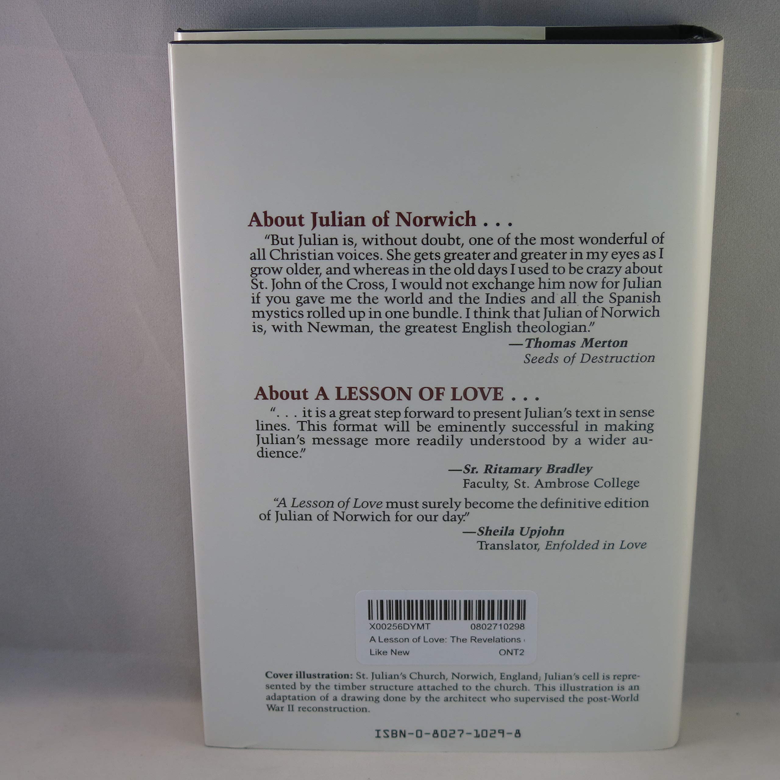 A Lesson of Love: The Revelations of Julian of Norwich (English and Middle English Edition),Used