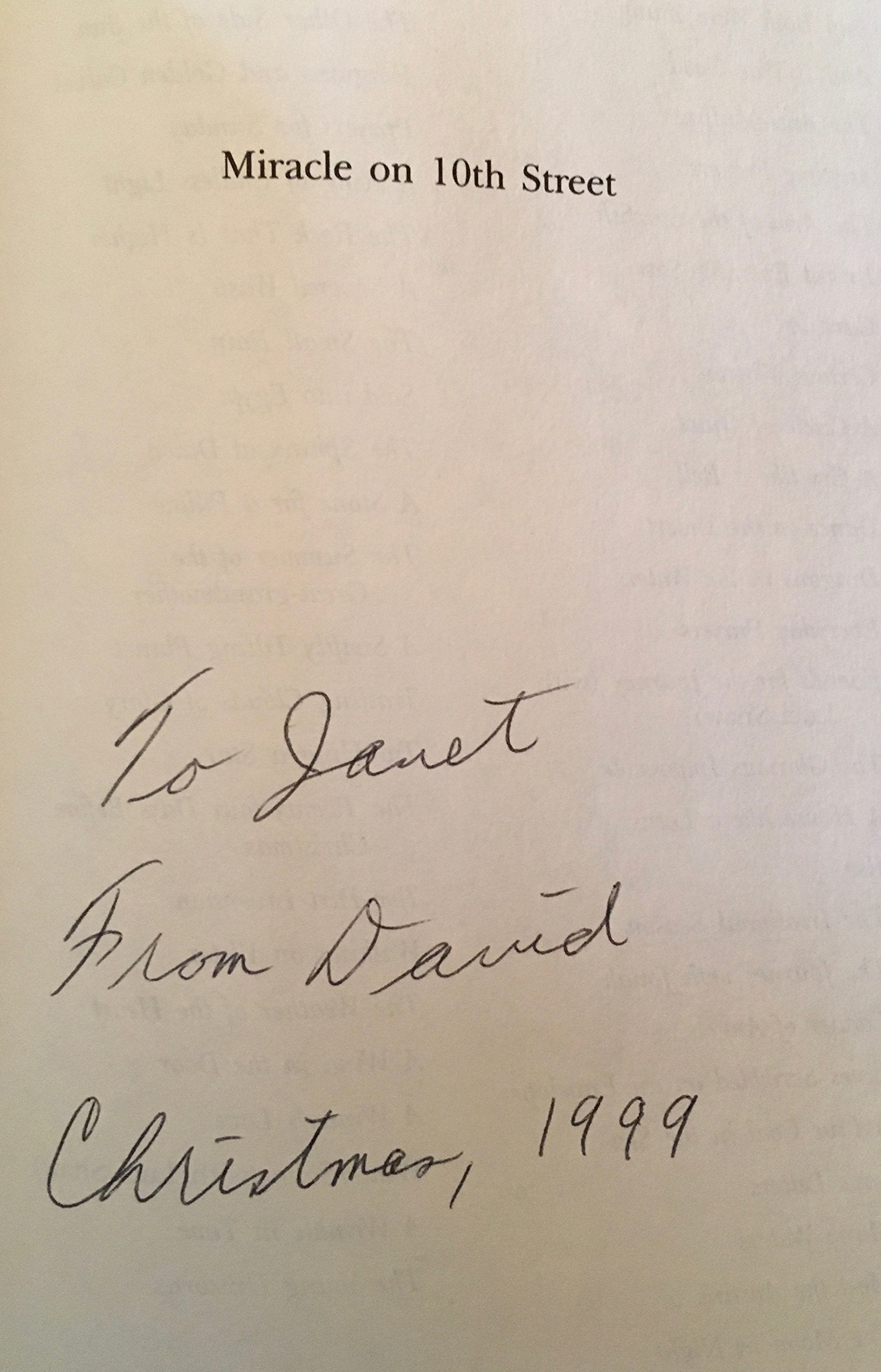 Miracle on 10th Street and Other Christmas Writings,New
