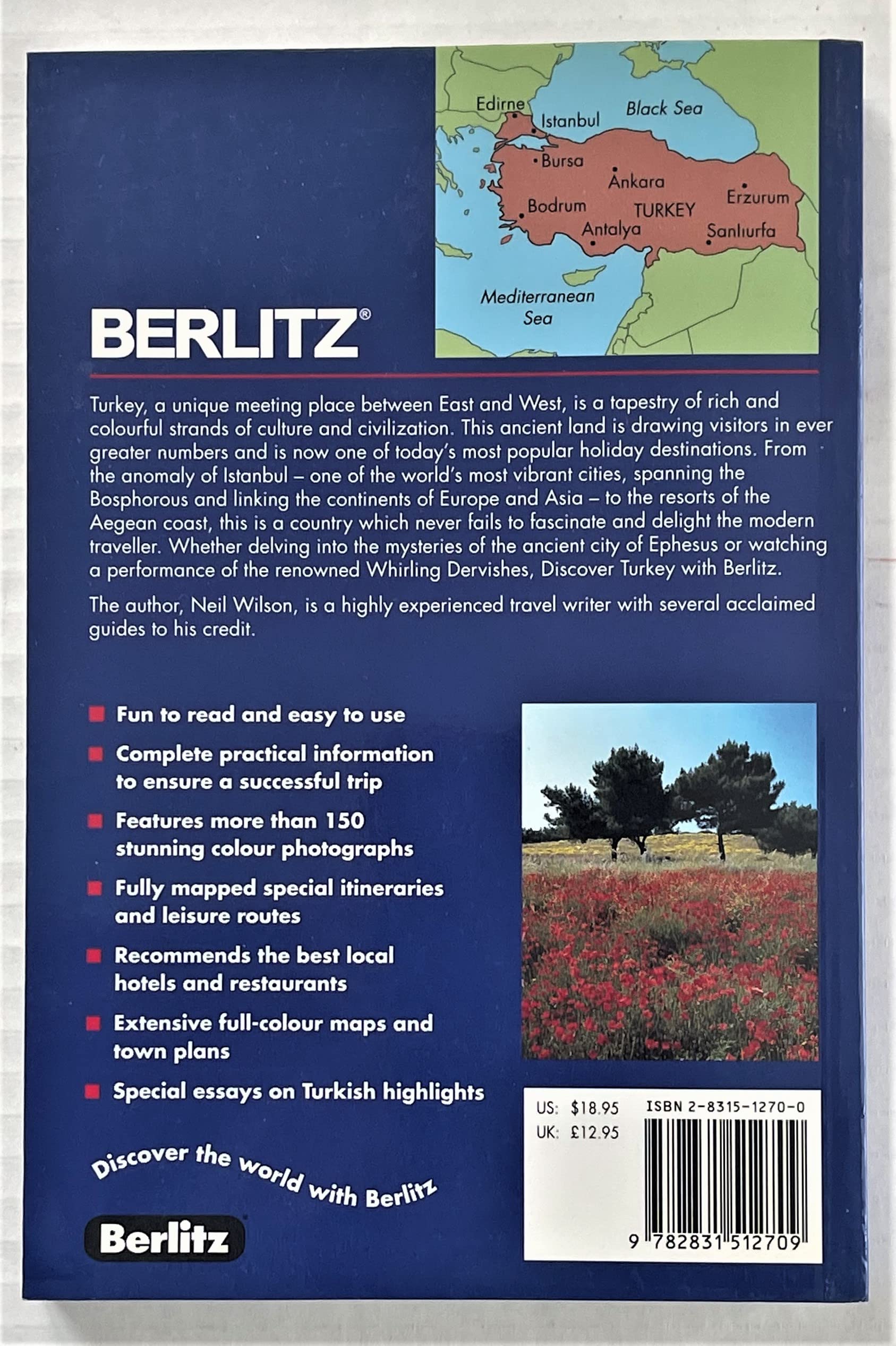 Discover Turkey (Berlitz Travel Guides),Used