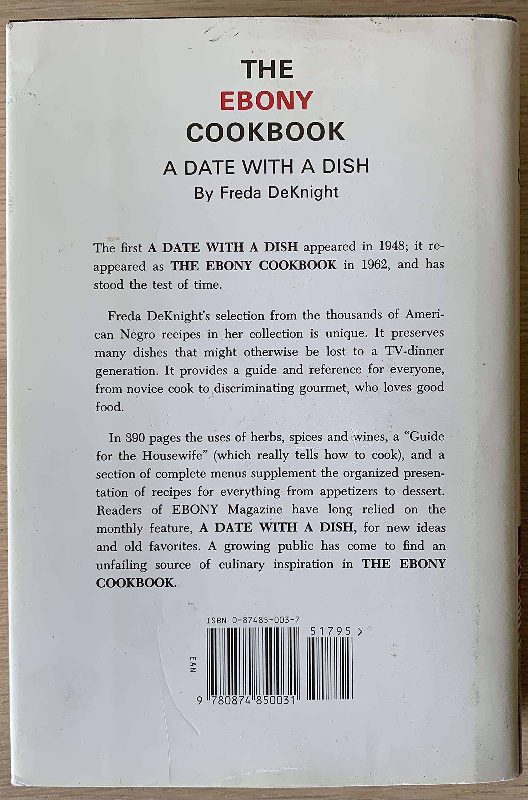The Ebony Cookbook: A Date With A Dish,New