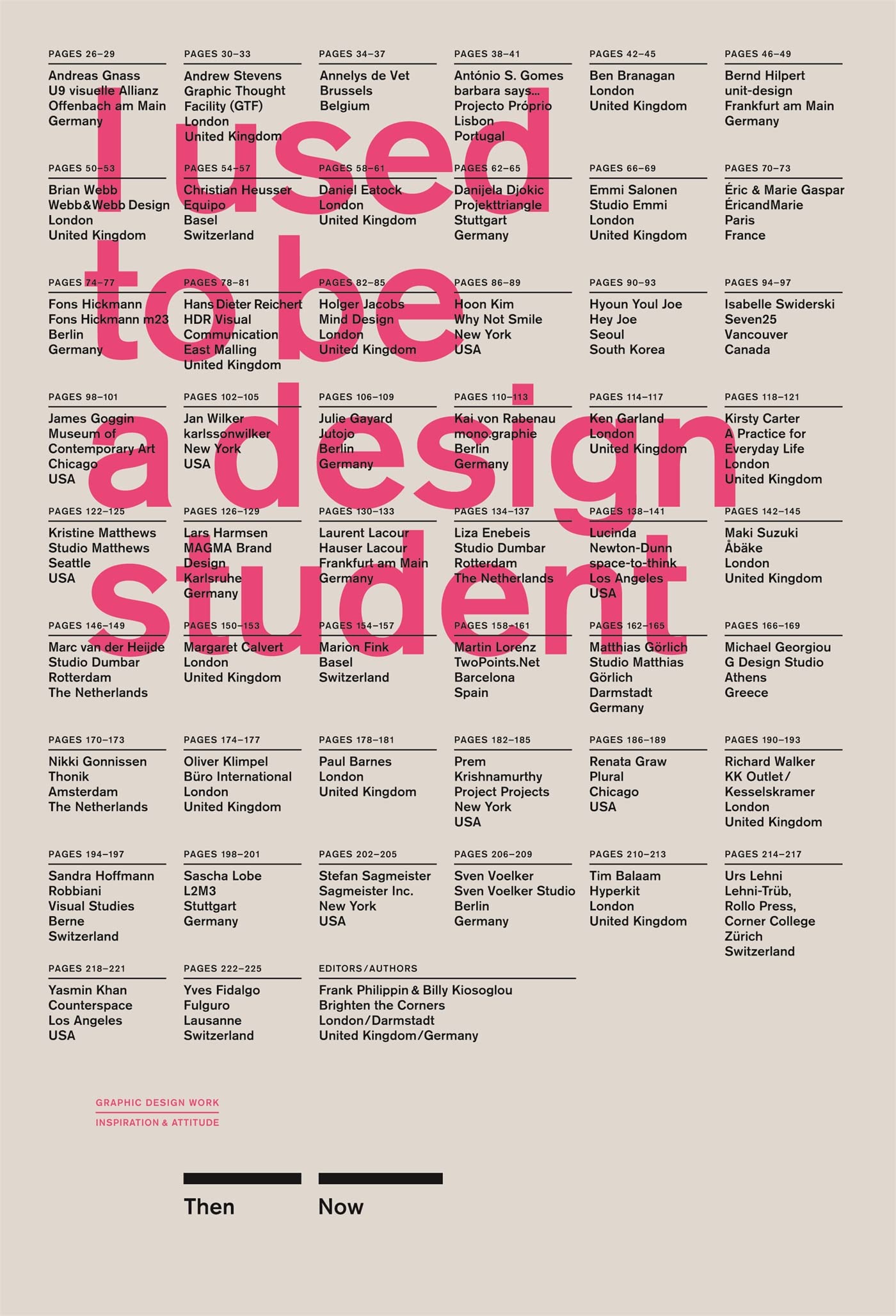 I Used to Be a Design Student: 50 Graphic Designers Then and Now,Used