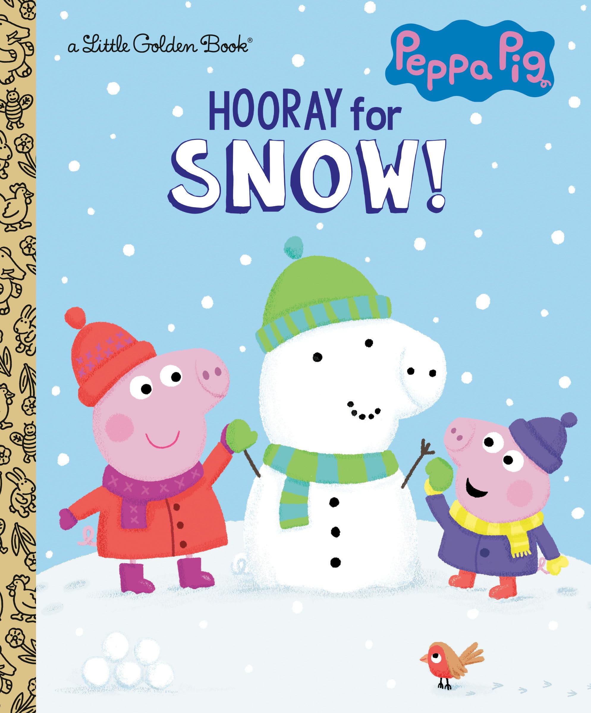 Hooray For Snow! (Peppa Pig) (Little Golden Book),New