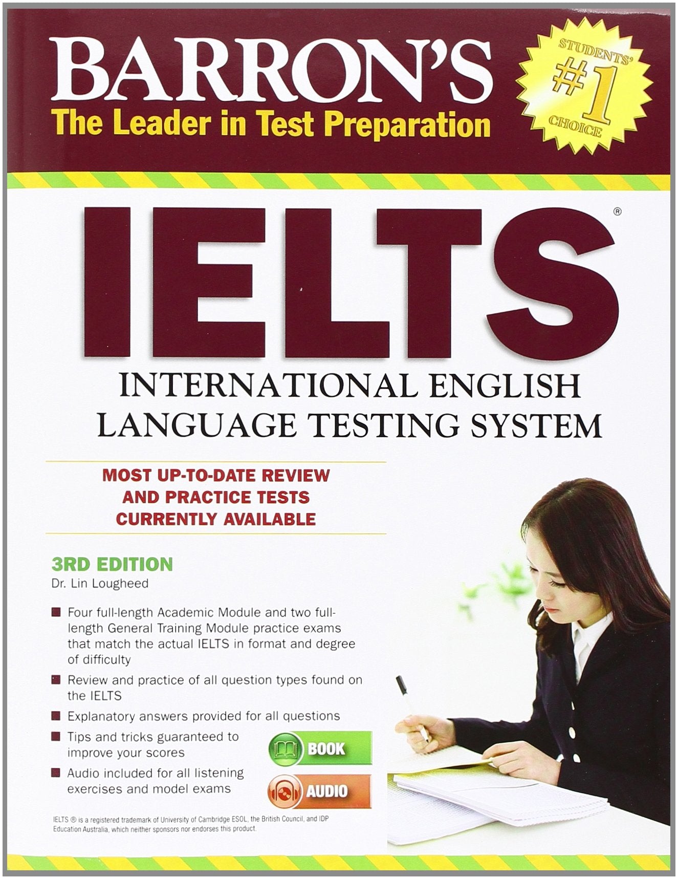 Barron's IELTS (Books & CDs) 2nd Edition,Used