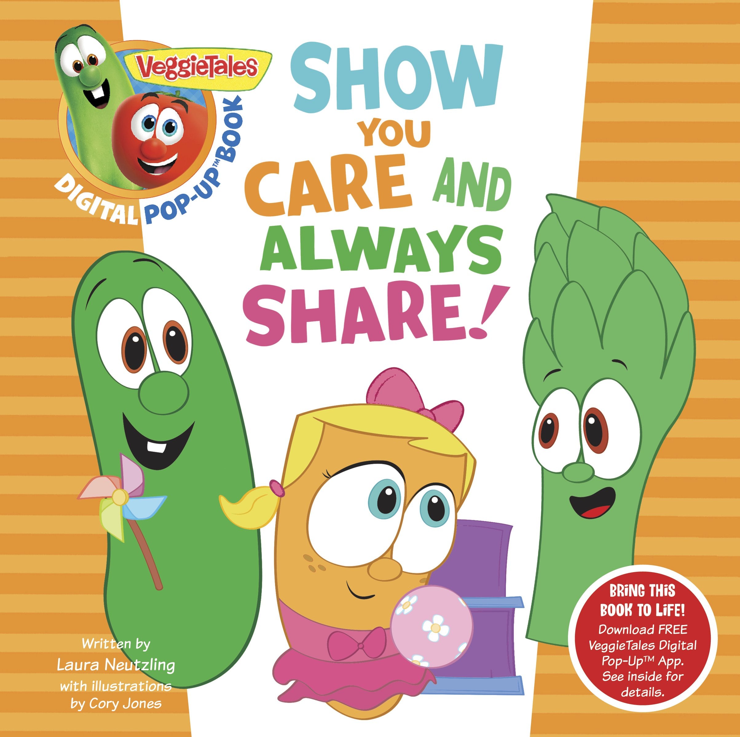 VeggieTales: Show You Care and Always Share, a Digital PopUp Book (padded),Used