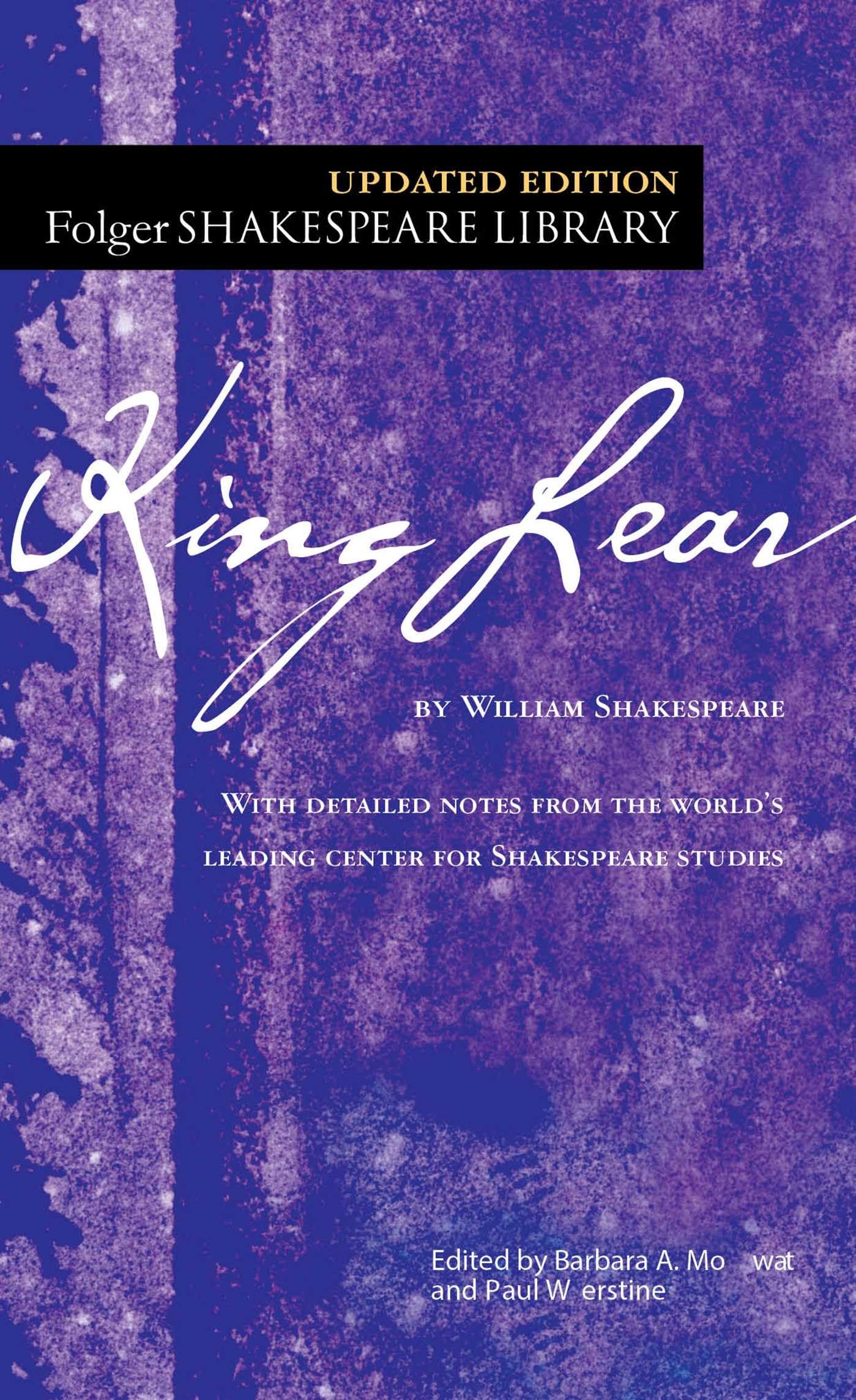 King Lear (Folger Shakespeare Library),New