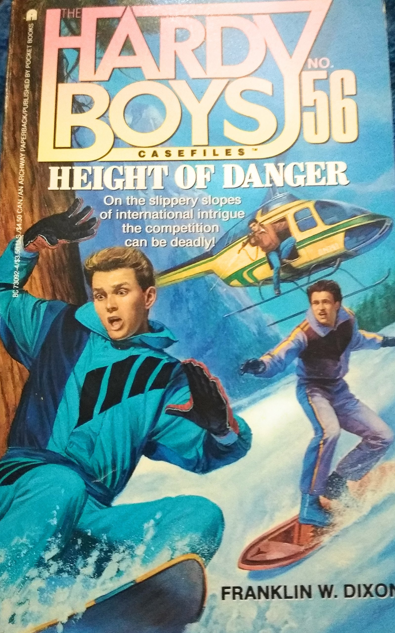 Height Of Danger (Hardy Boys Casefiles #56),Used