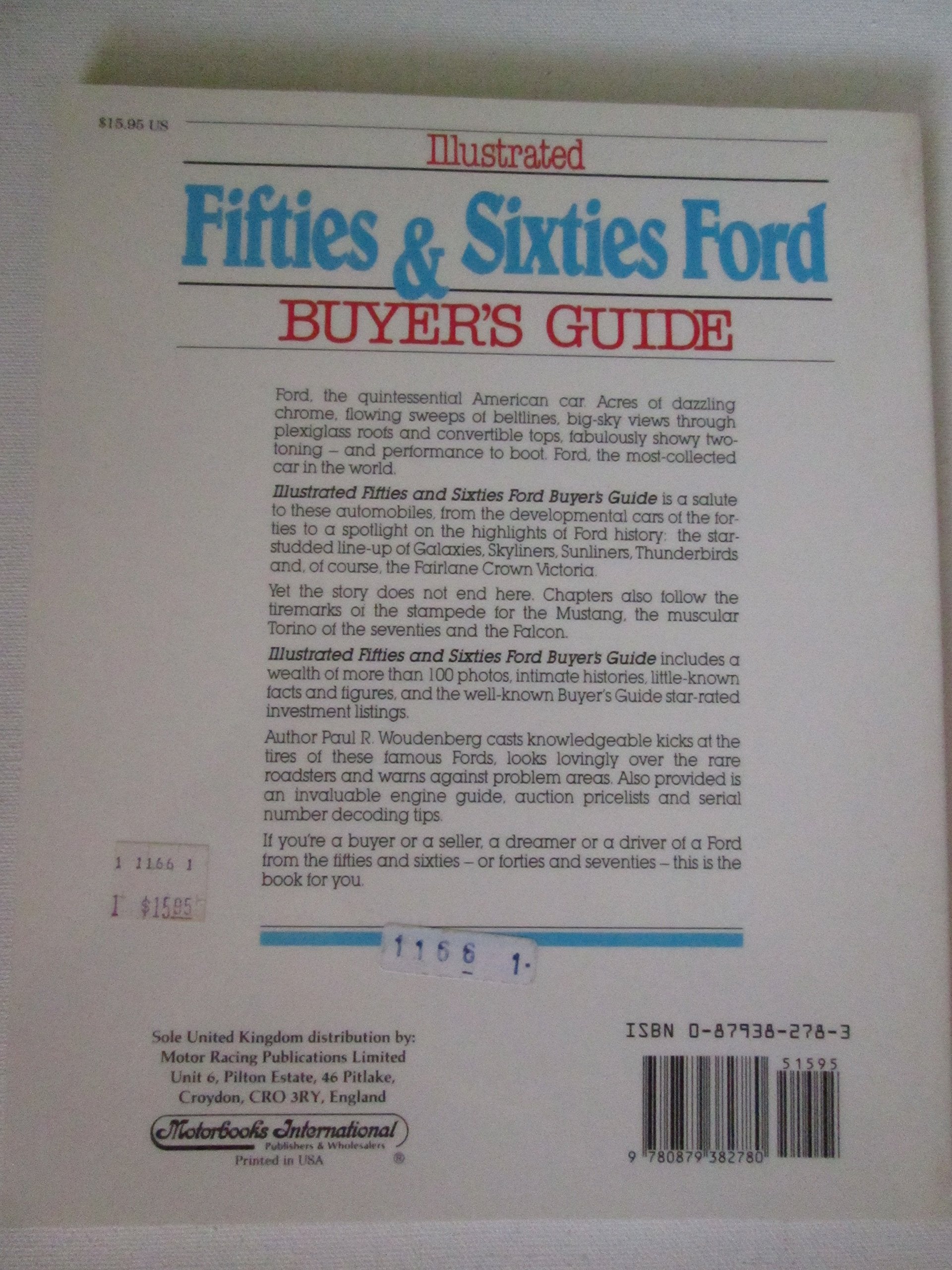 Illustrated 50's and 60's Ford Buyer's Guide,Used