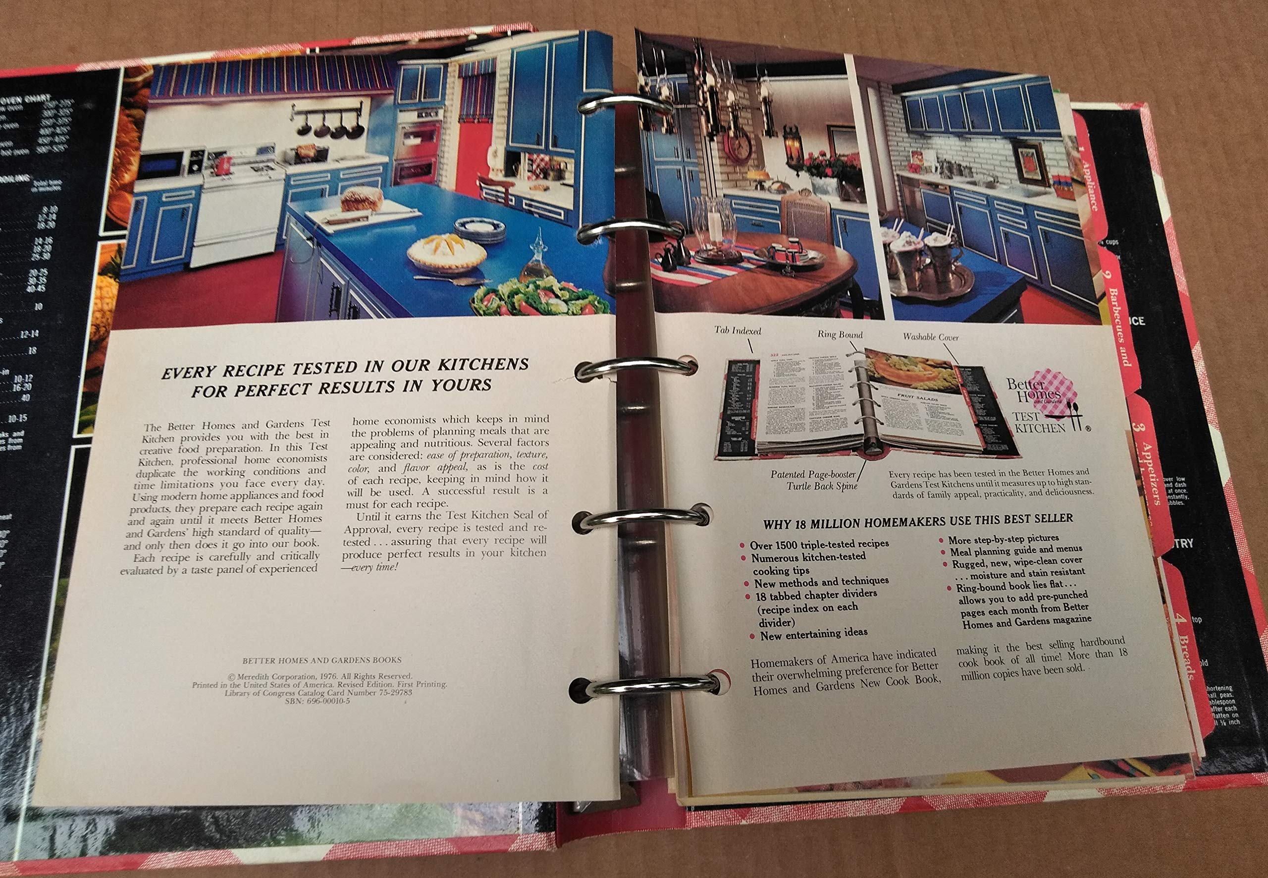 Better Homes and Gardens New Cook Book, 1968 Edition,Used
