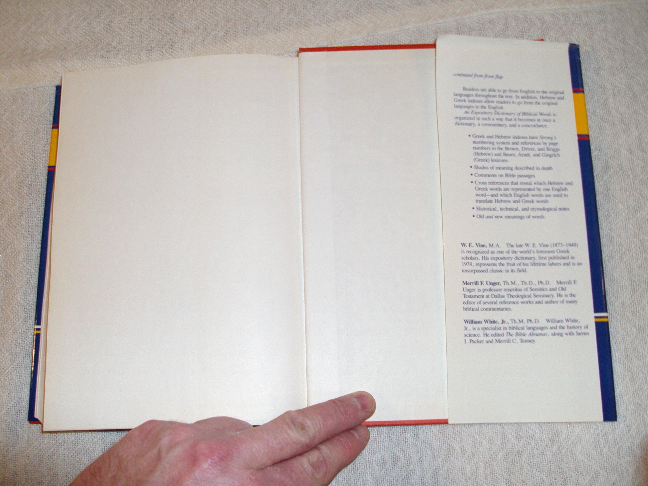An Expository Dictionary of Biblical Words,Used
