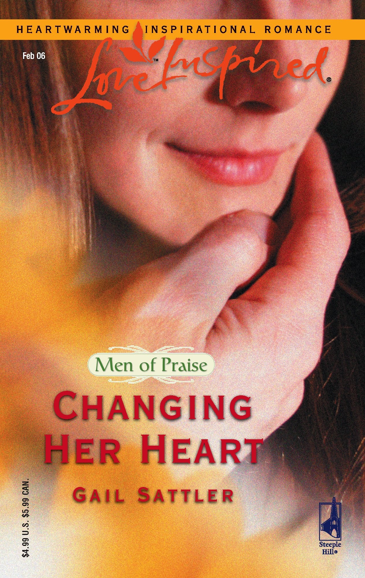 Changing Her Heart (Men of Praise Series #3) (Love Inspired #338),Used