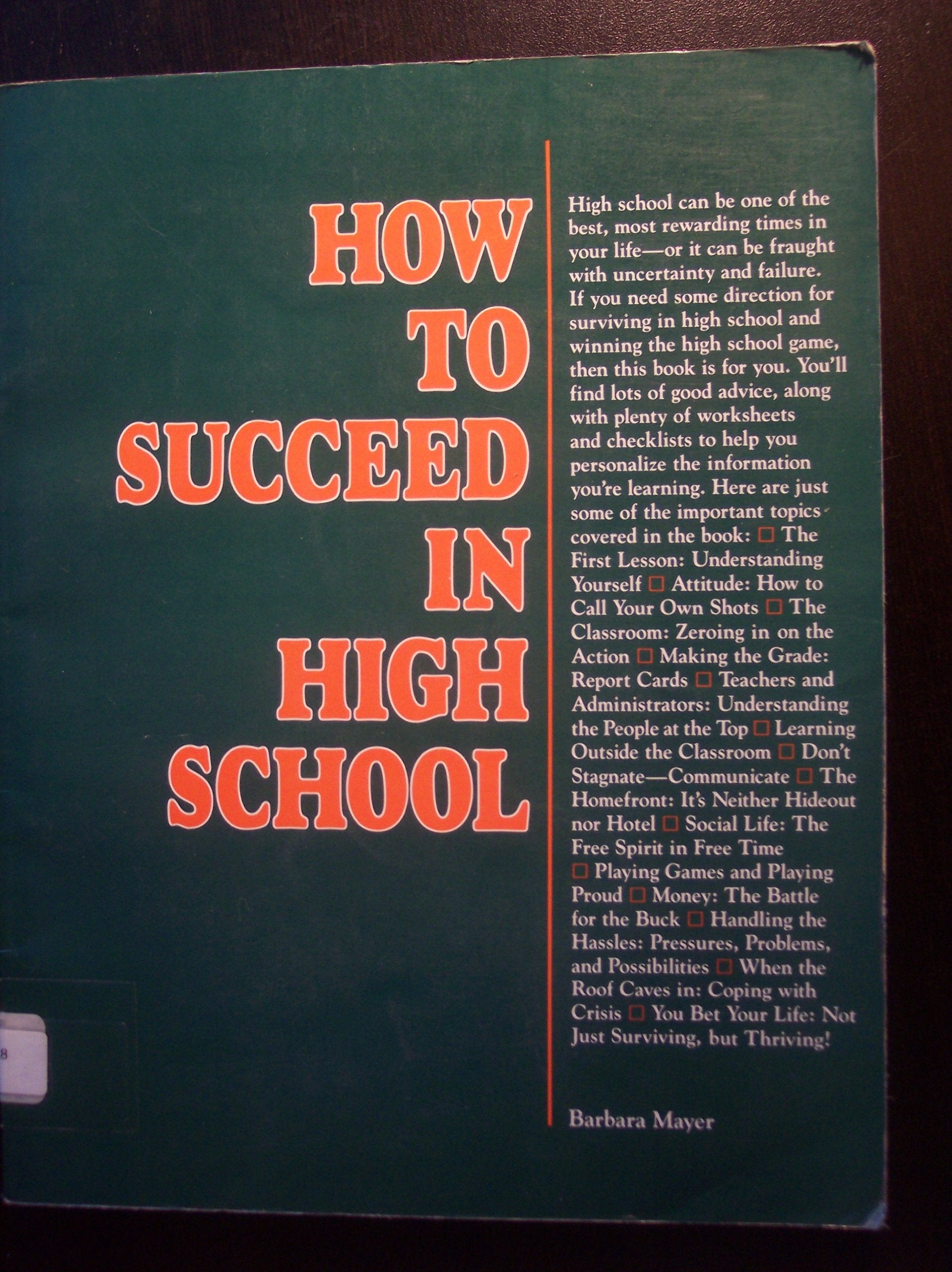 How to Succeed in High School,Used