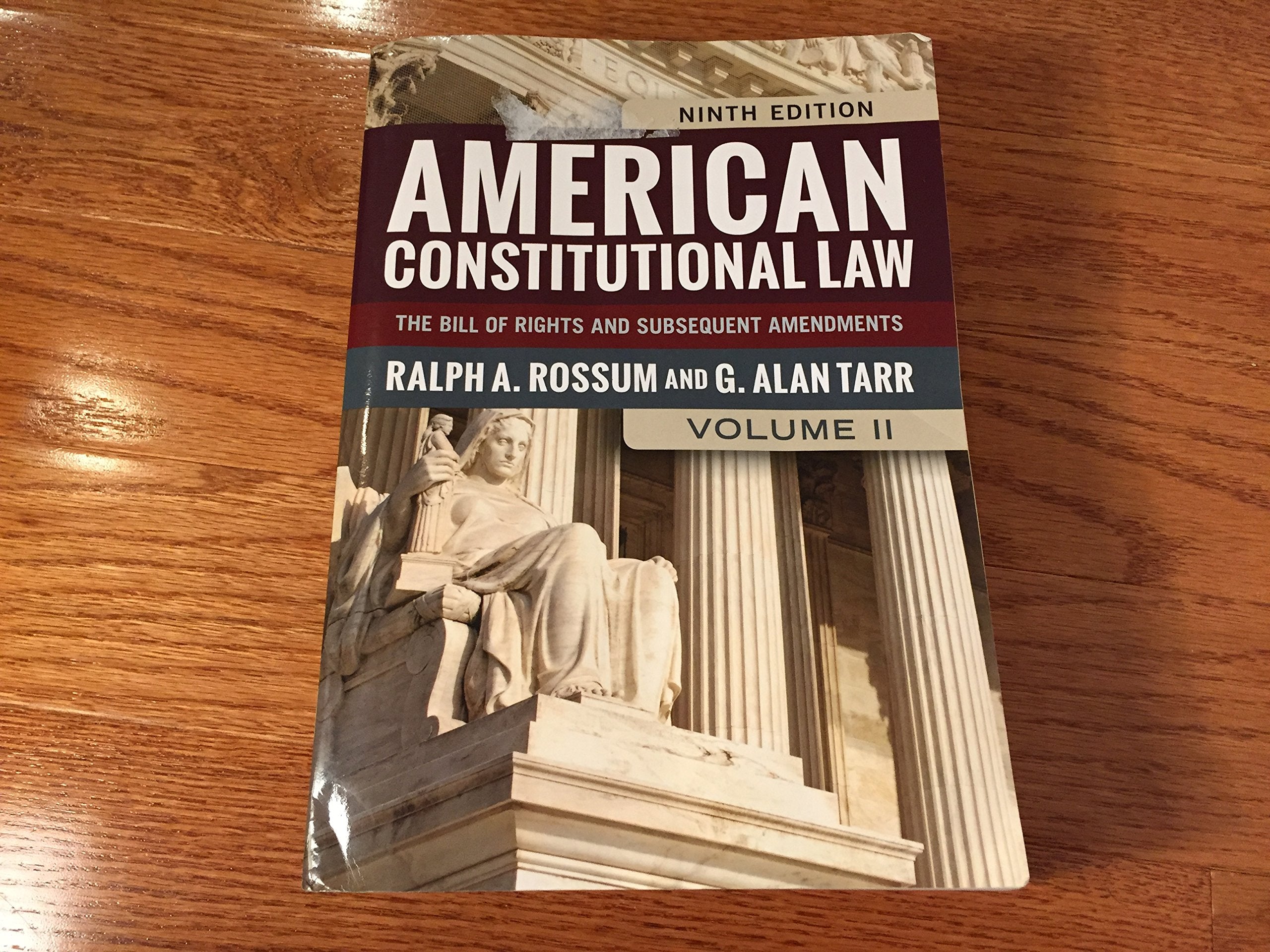 American Constitutional Law, Volume II: The Bill of Rights and Subsequent Amendments,Used