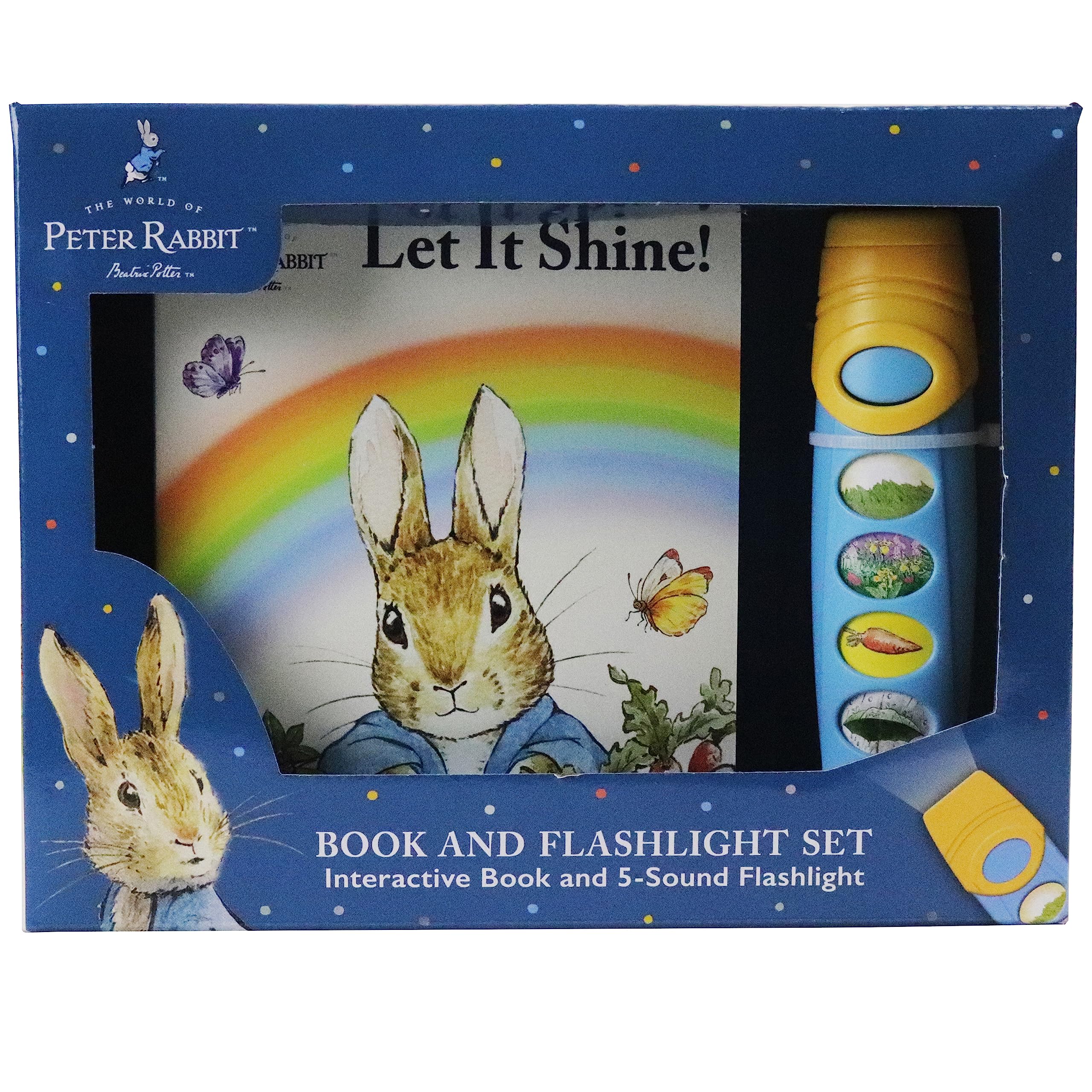 The World of Peter Rabbit: Let It Shine! Book and 5Sound Flashlight Set,New