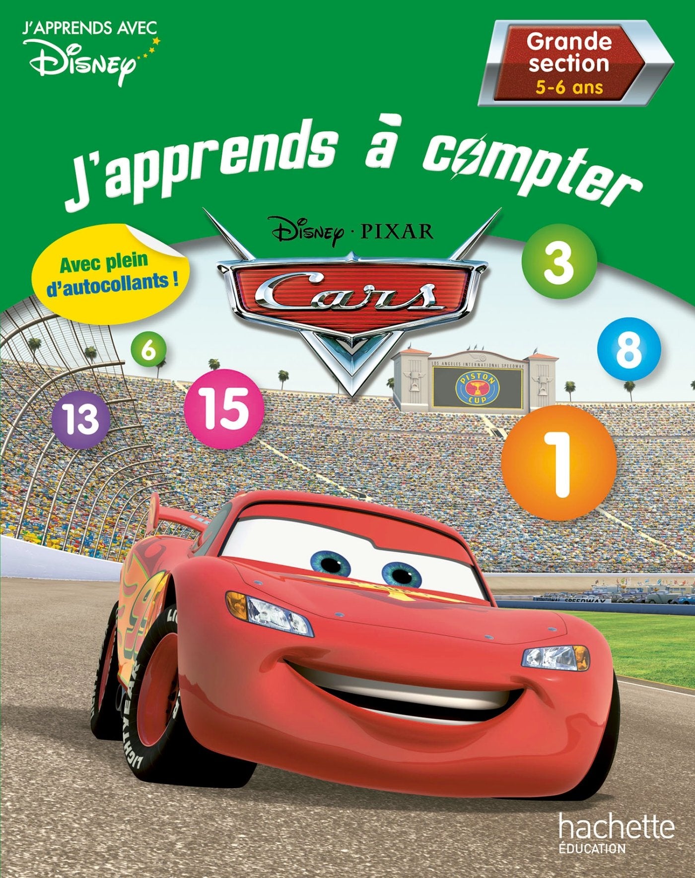 J'apprends compter avec Cars GS (Disney Par matire),Used