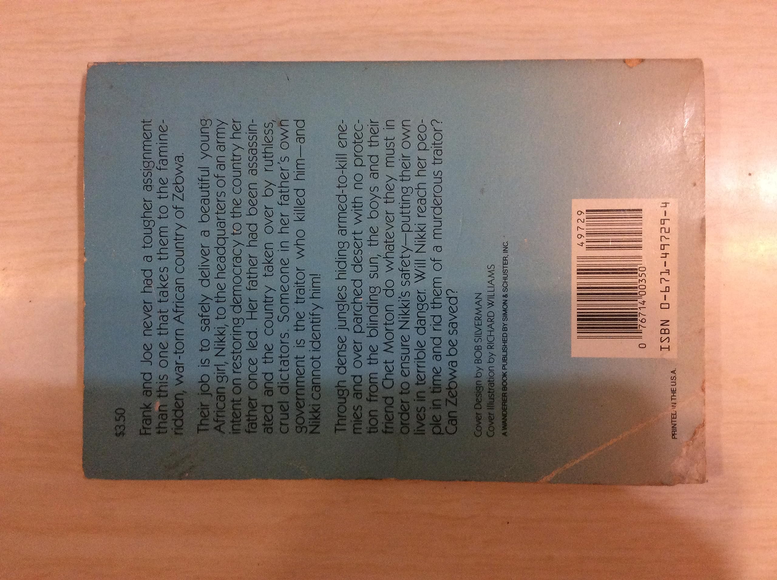 Revenge of the Desert Phantom (The Hardy Boys #84),Used