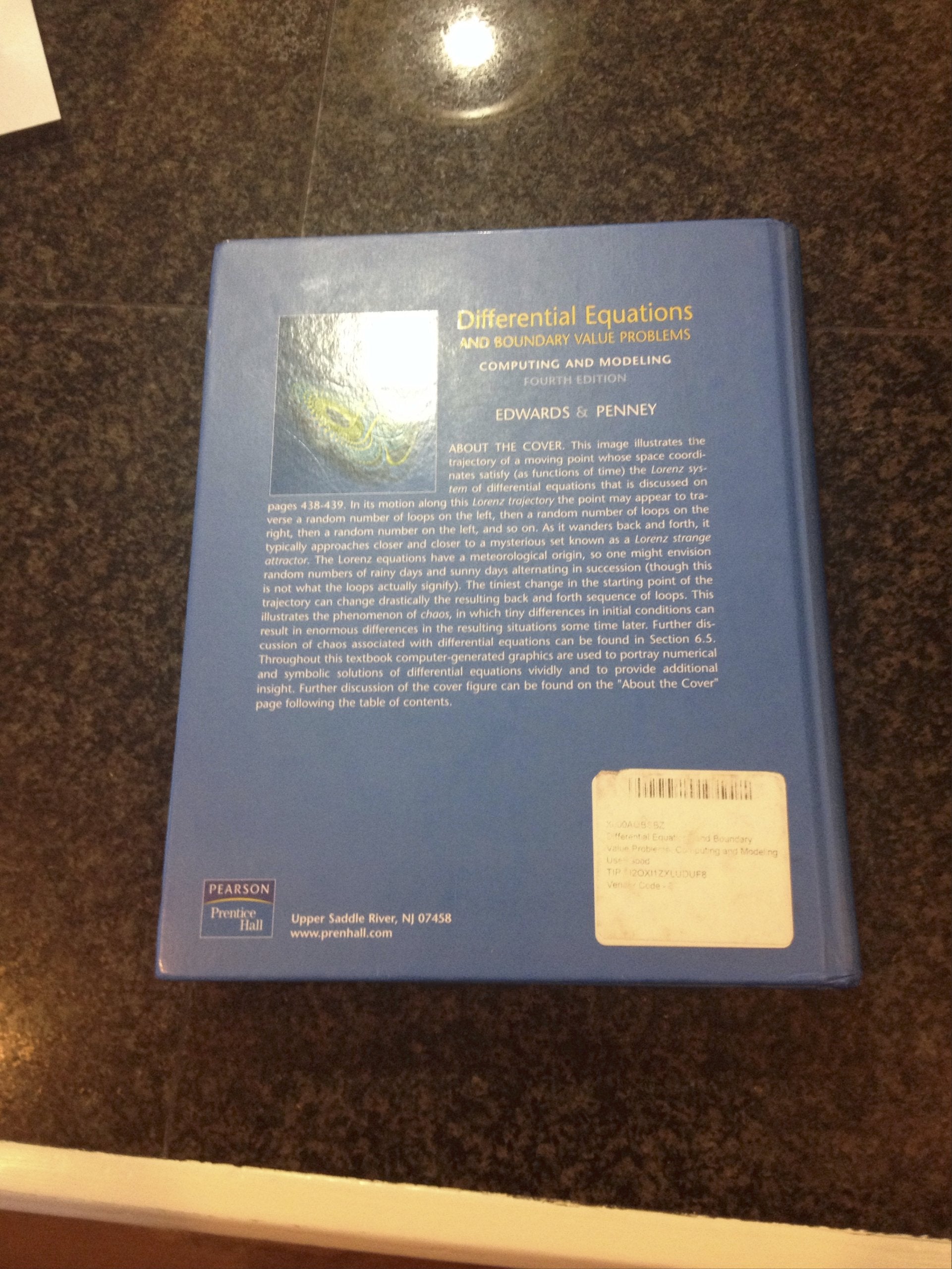 Differential Equations and Boundary Value Problems: Computing and Modeling (4th Edition),New