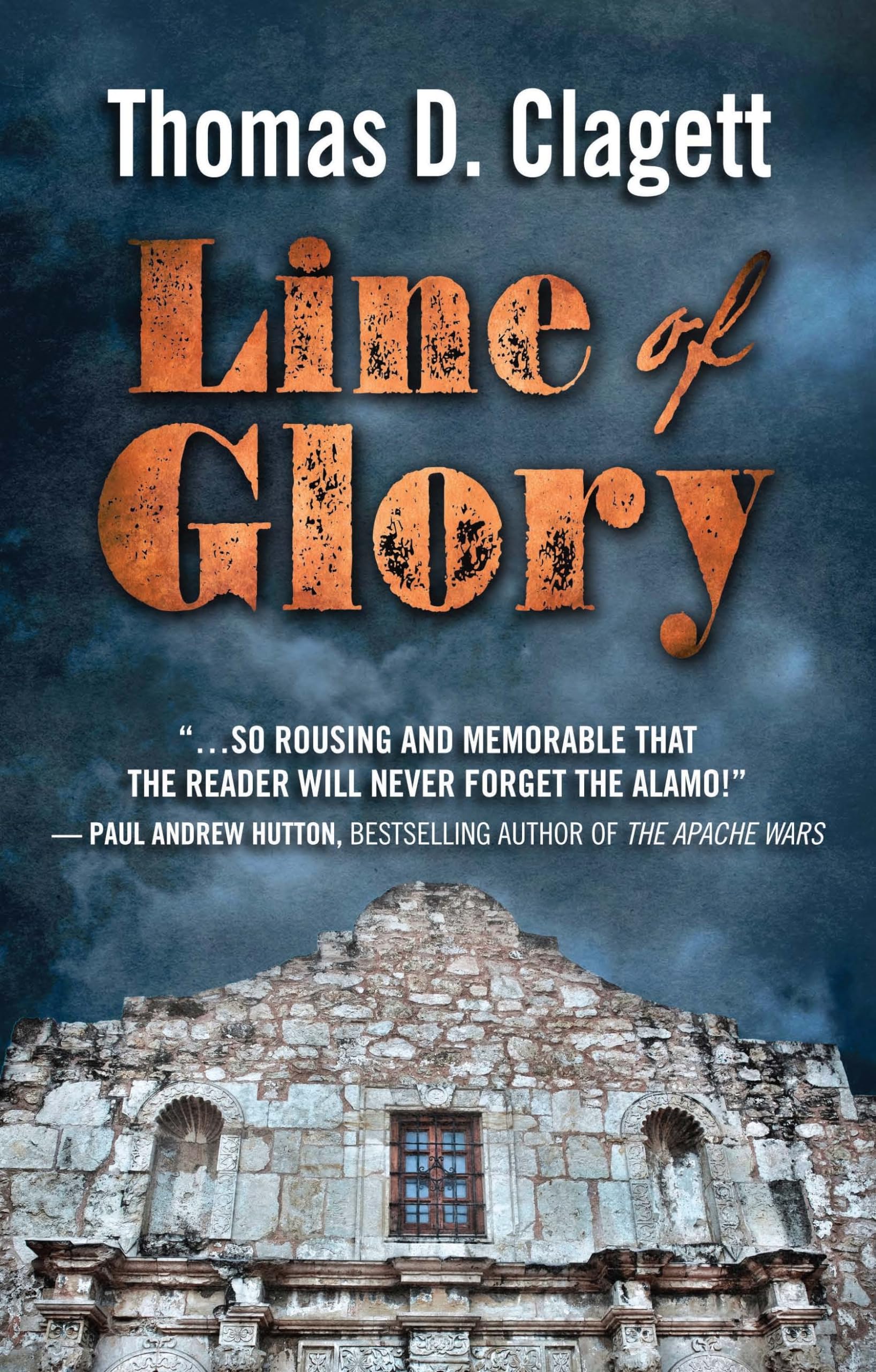 Line of Glory: A Novel of the Alamo (Thorndike Press Large Print Western),Used
