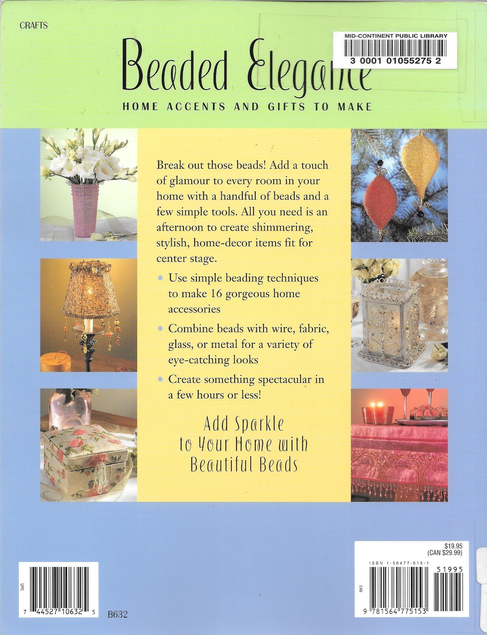 Beaded Elegance: Home Accents and Gifts to Make,Used