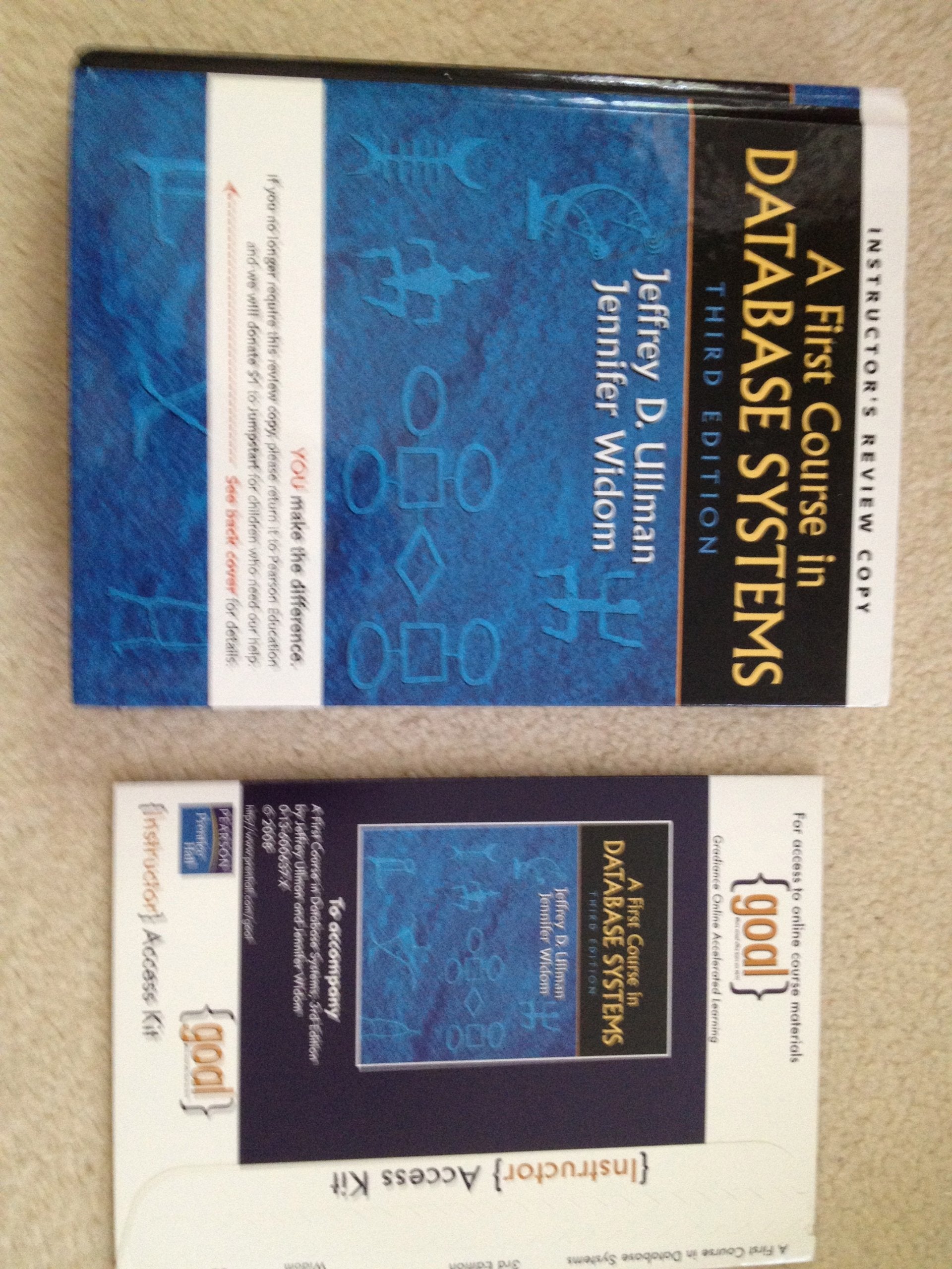 First Course in Database Systems, A,Used