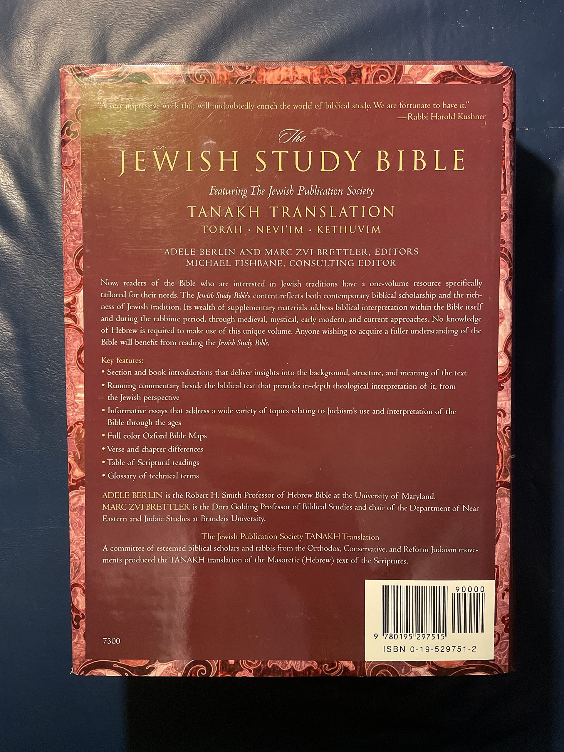 The Jewish Study Bible by Oxford University Press - TANAKH Translation Edition